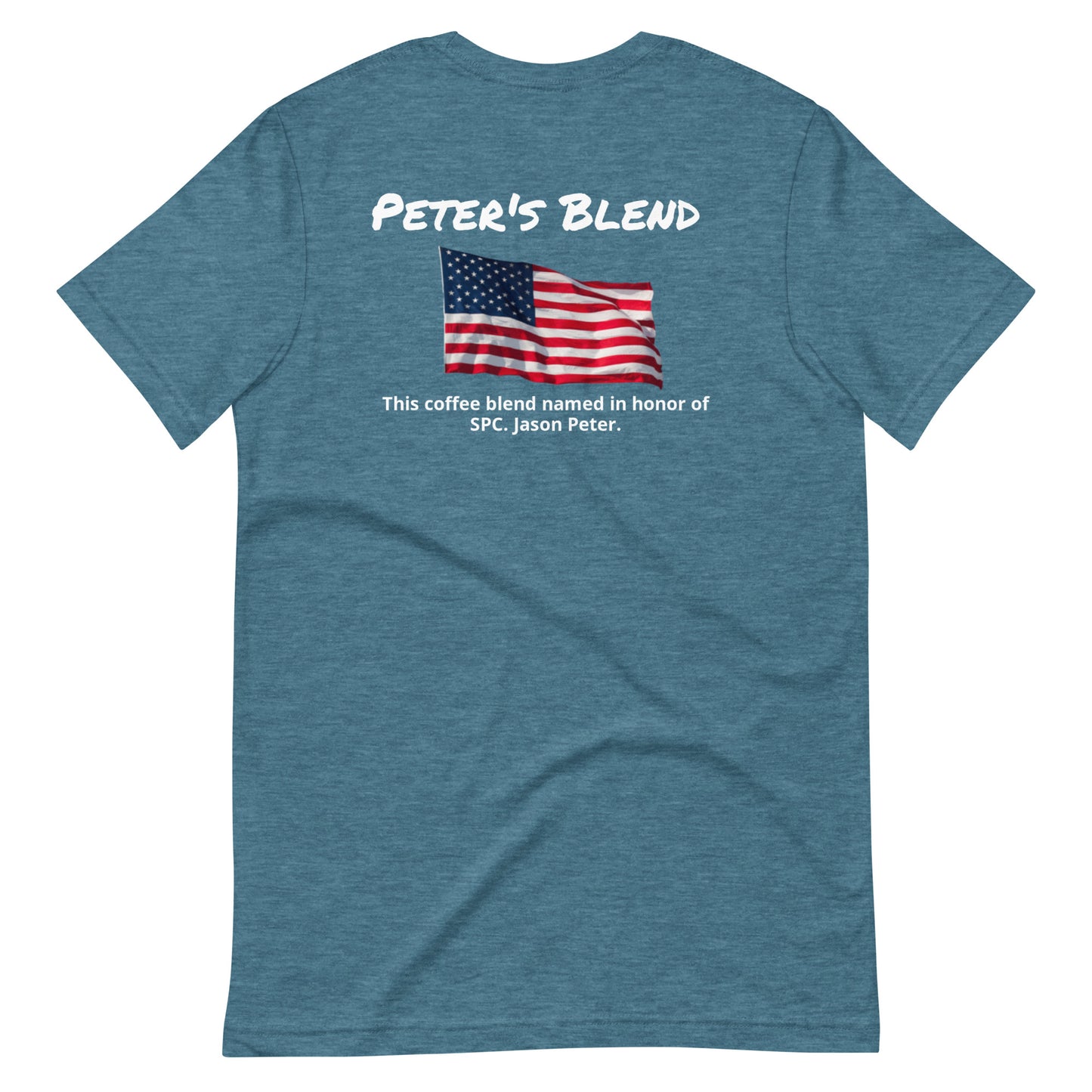 Peter's Blend (white lettering) Unisex t-shirt