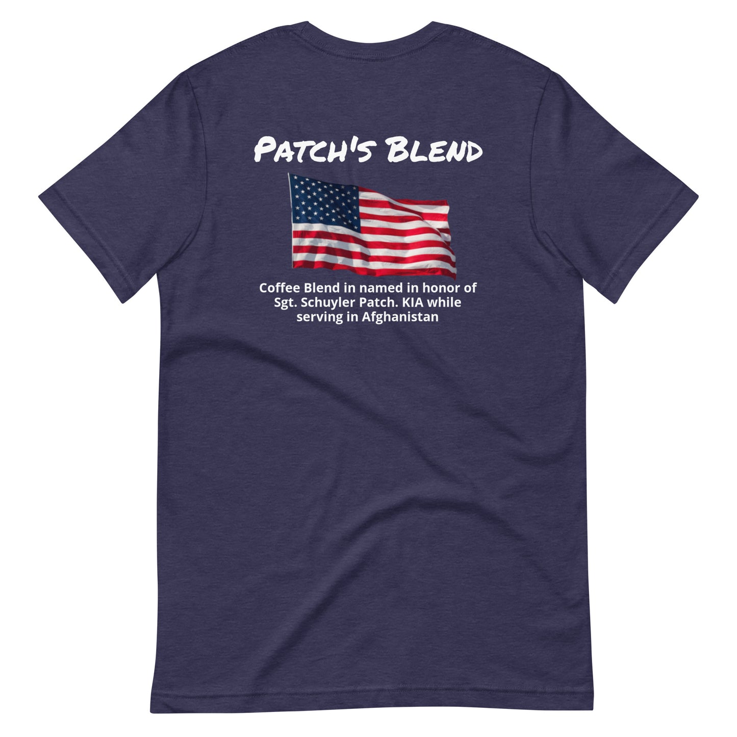 Patch's Blend (white lettering) Unisex t-shirt