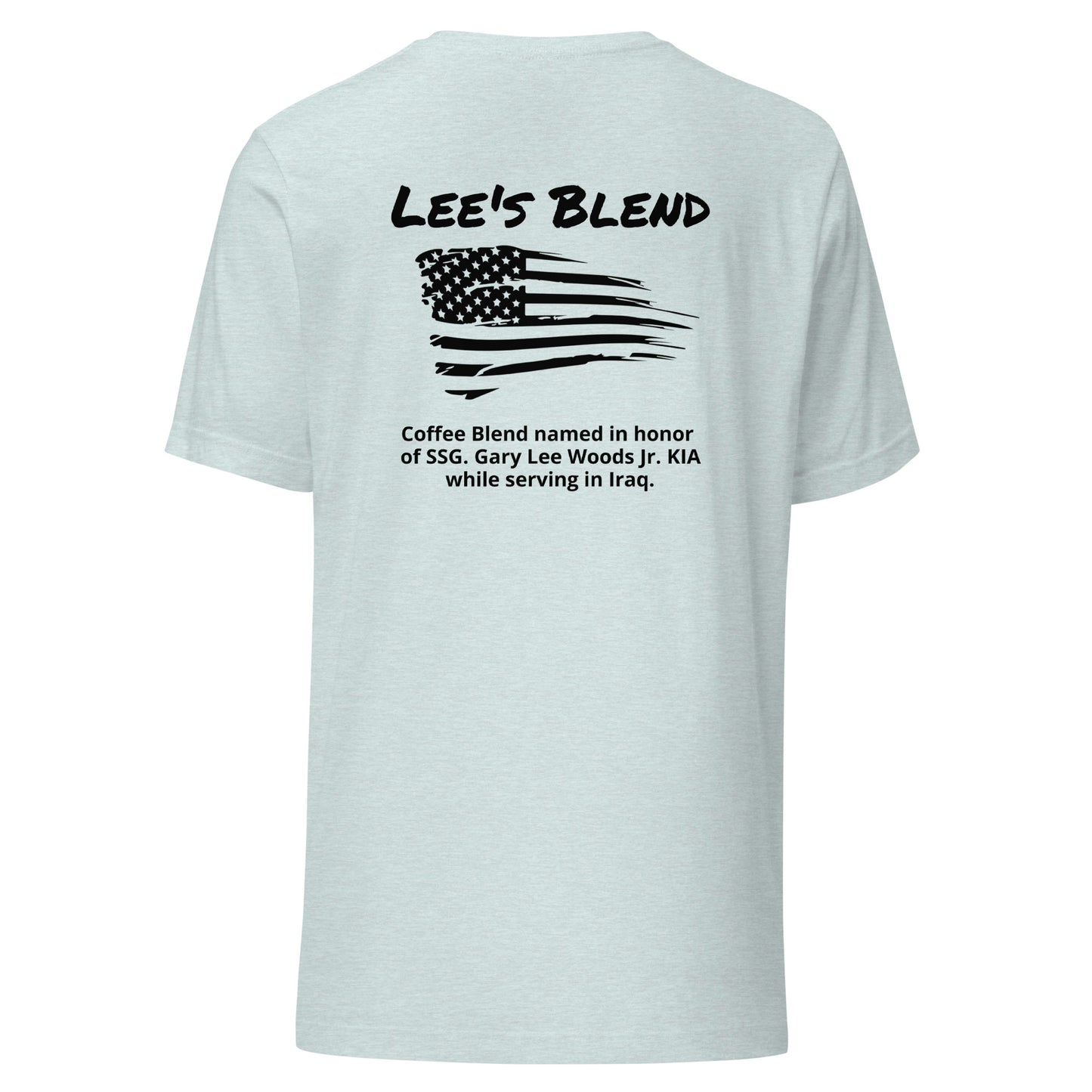 Lee's Blend (Black Lettering) Unisex t-shirt