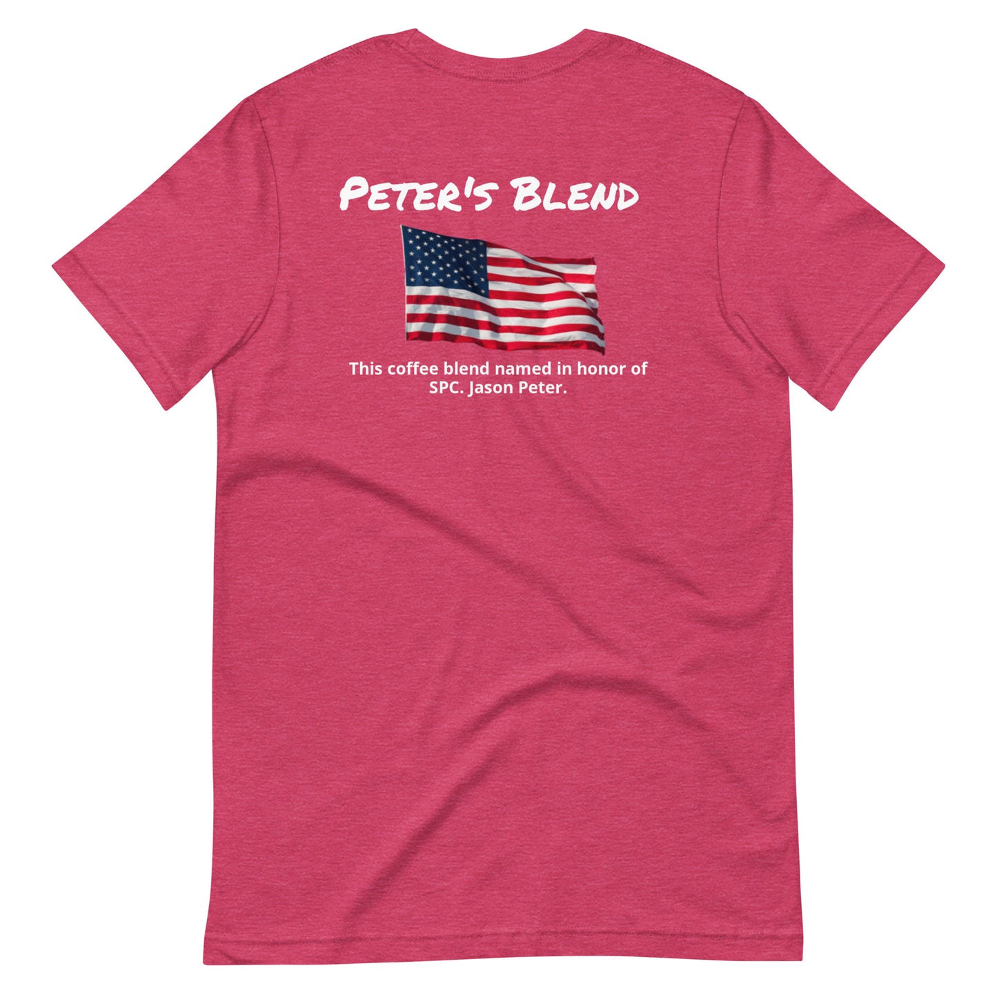 Peter's Blend (white lettering) Unisex t-shirt