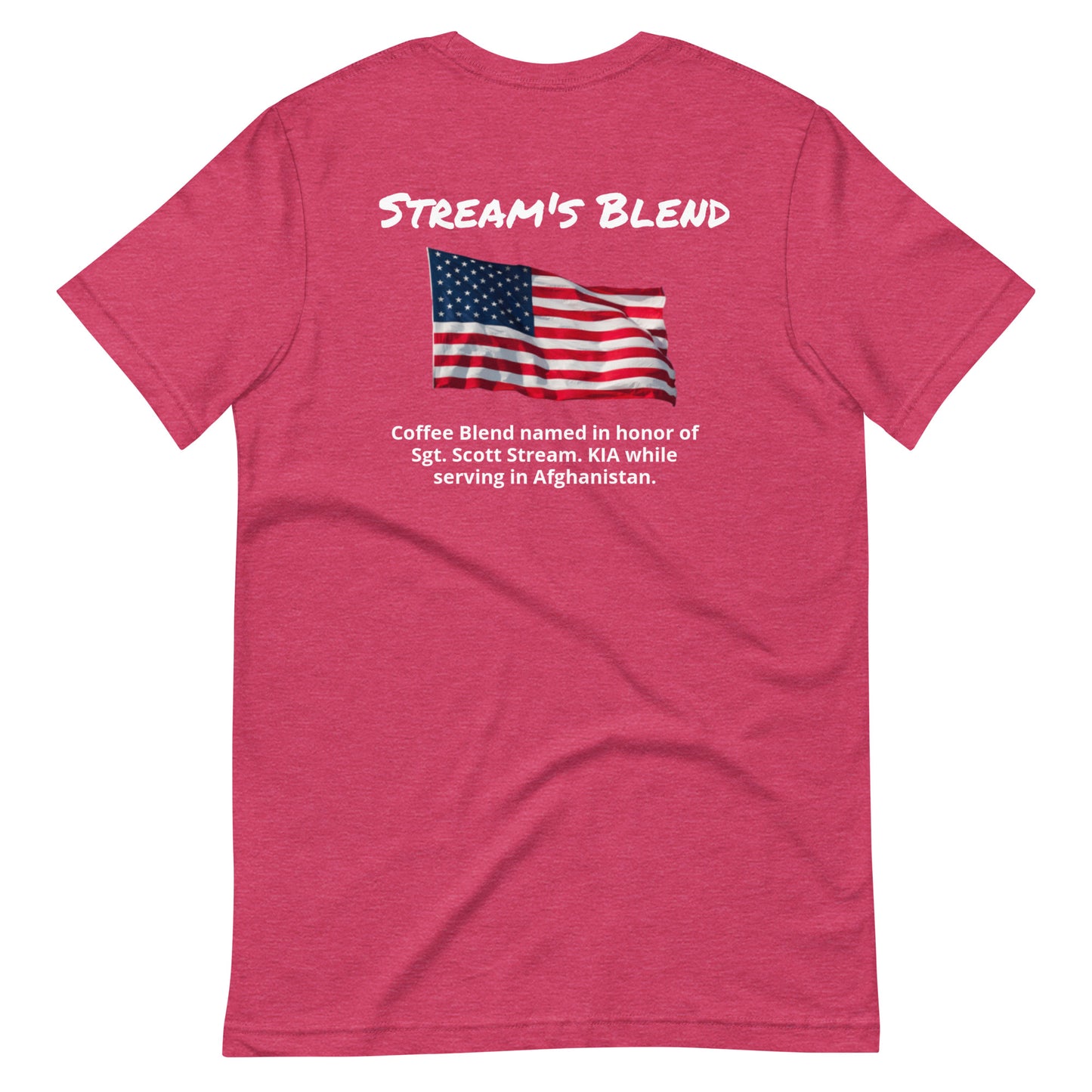 Stream's Blend (white lettering) Unisex t-shirt