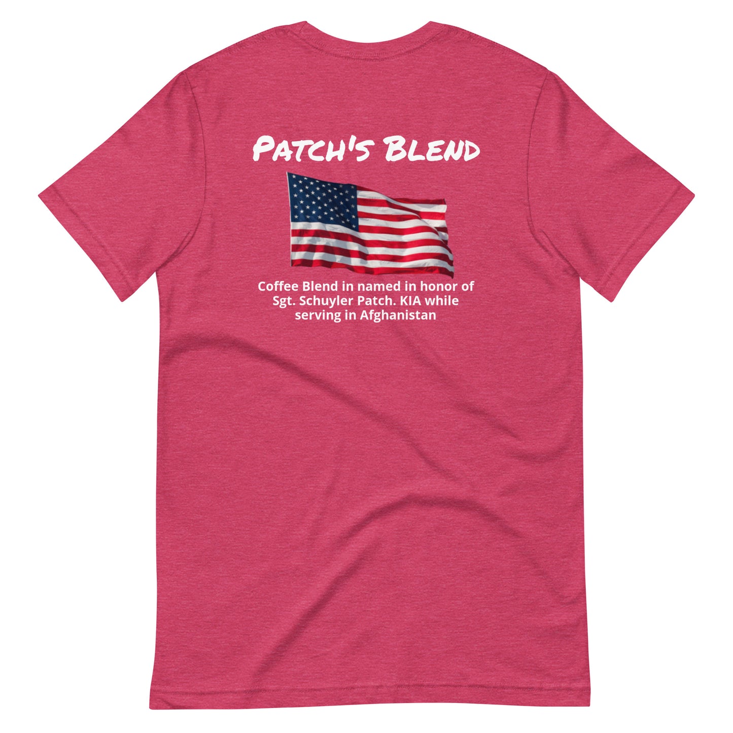Patch's Blend (white lettering) Unisex t-shirt