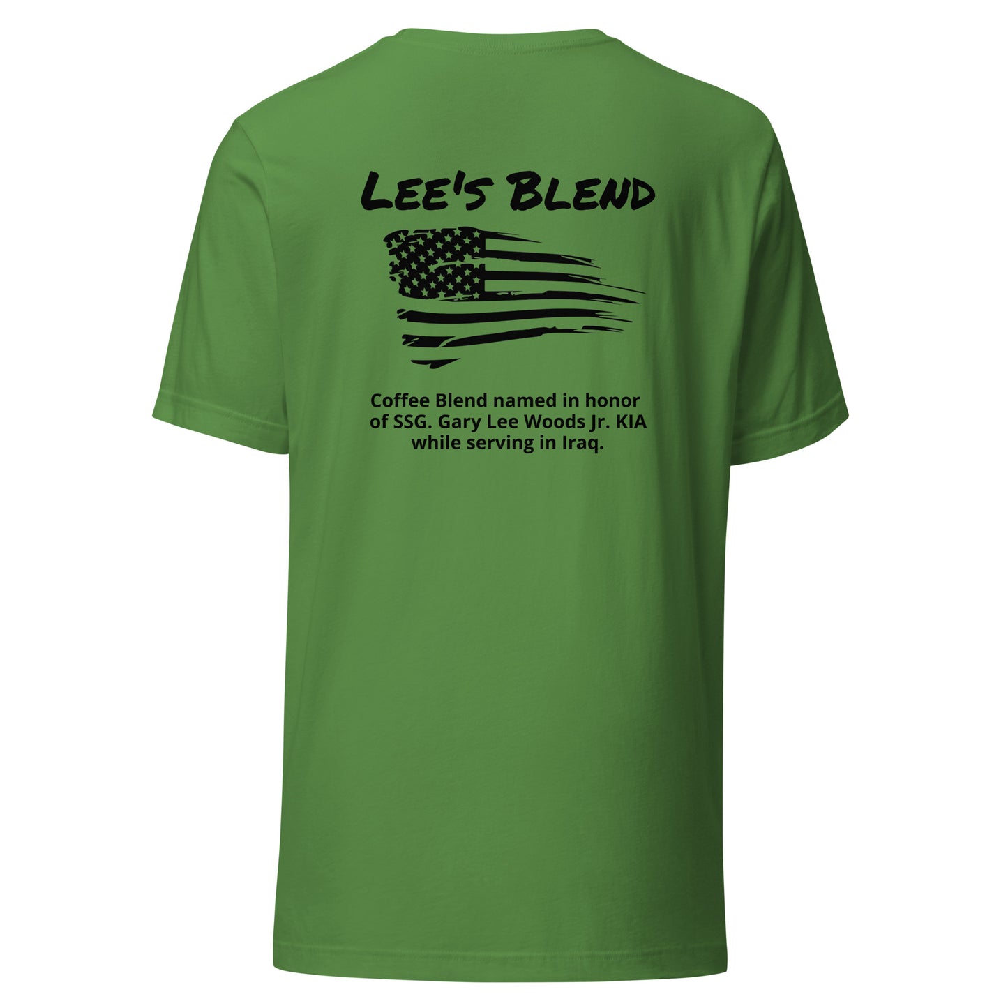Lee's Blend (Black Lettering) Unisex t-shirt