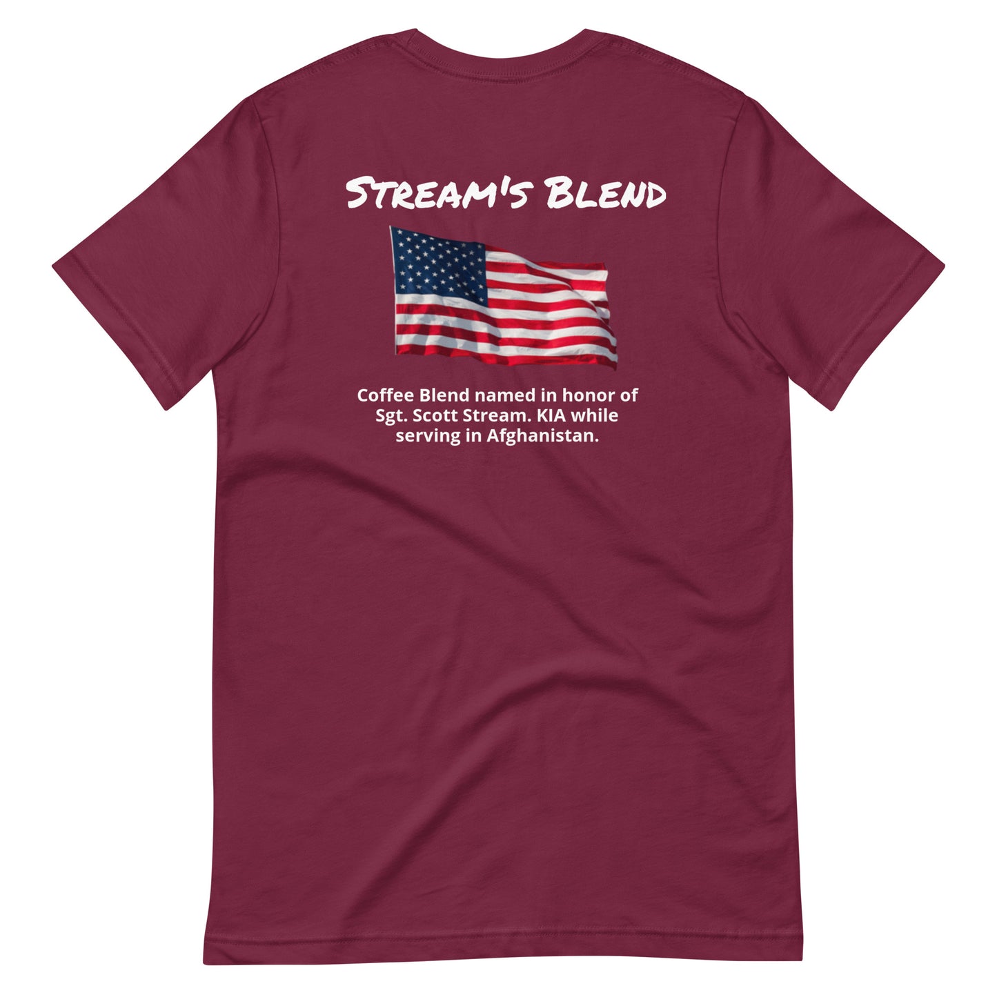Stream's Blend (white lettering) Unisex t-shirt