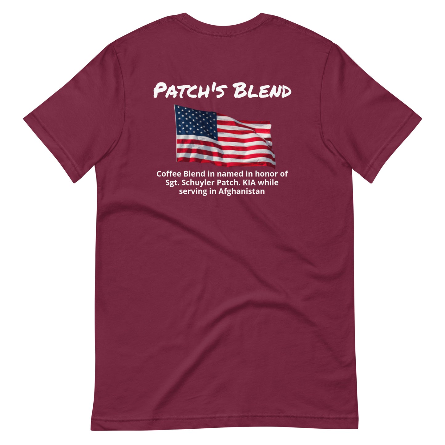 Patch's Blend (white lettering) Unisex t-shirt