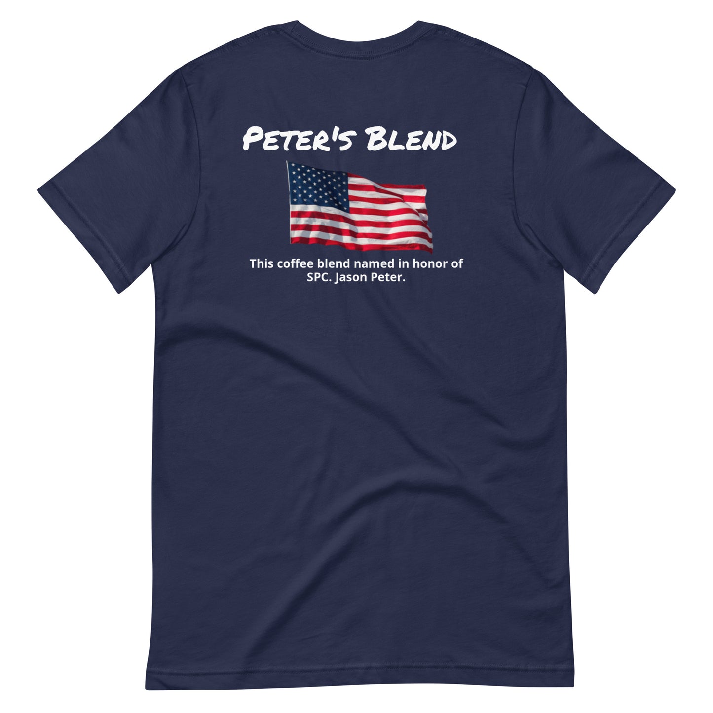Peter's Blend (white lettering) Unisex t-shirt
