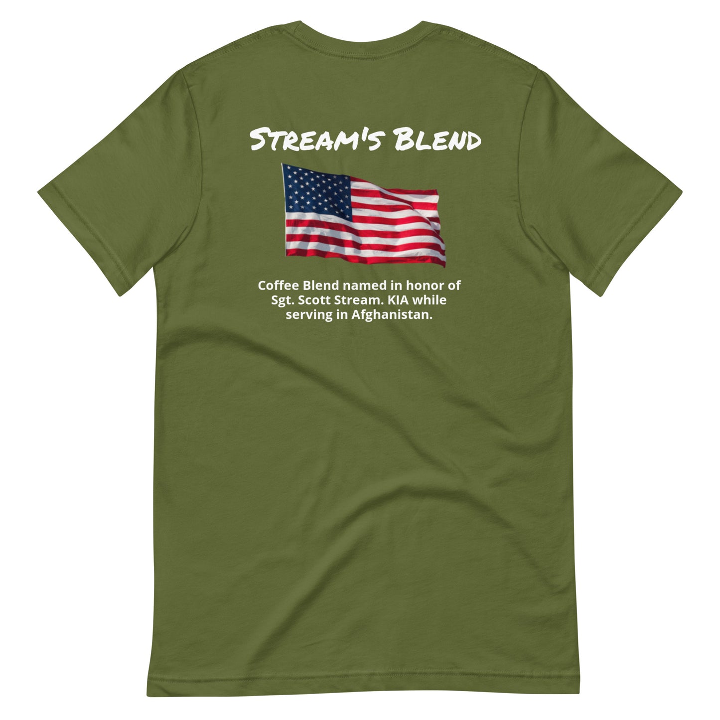 Stream's Blend (white lettering) Unisex t-shirt