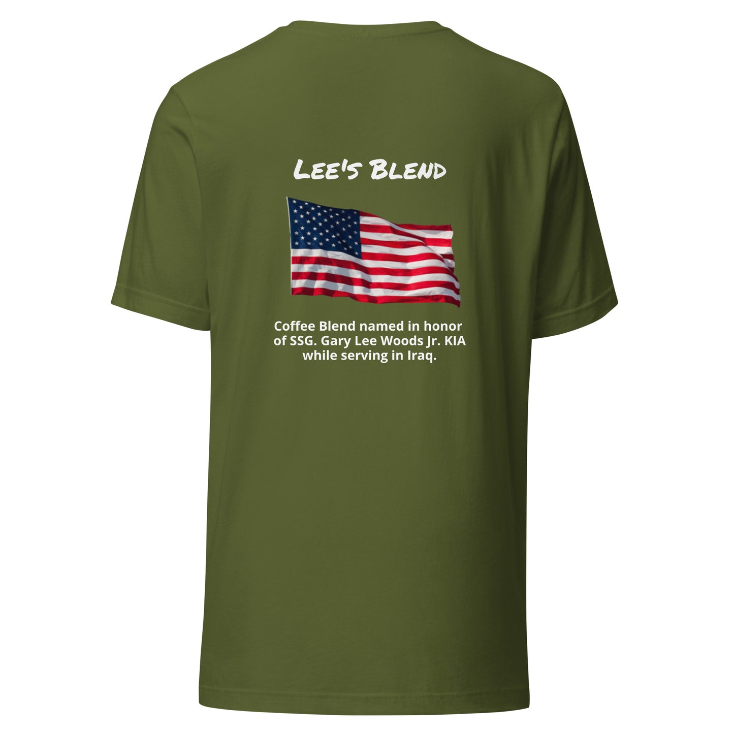 Lee's Blend (White Lettering) Unisex t-shirt