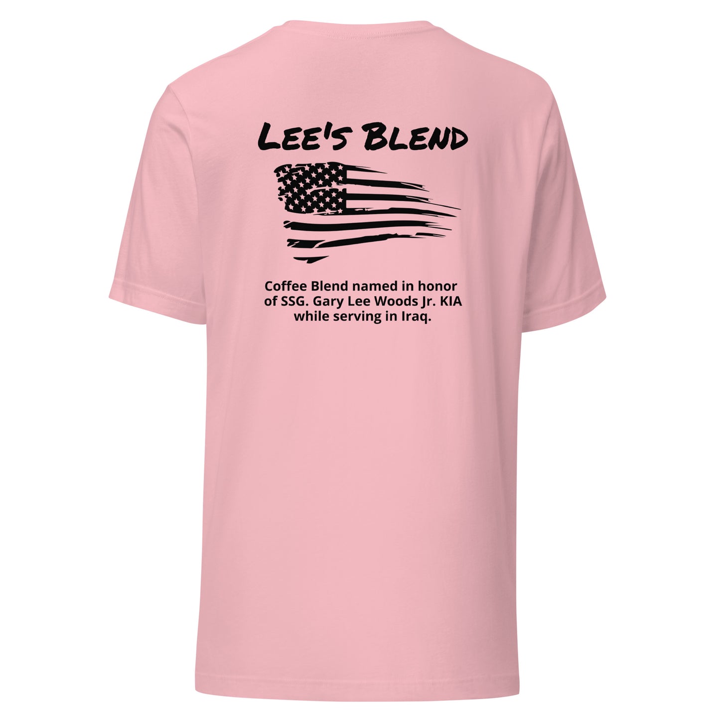 Lee's Blend (Black Lettering) Unisex t-shirt