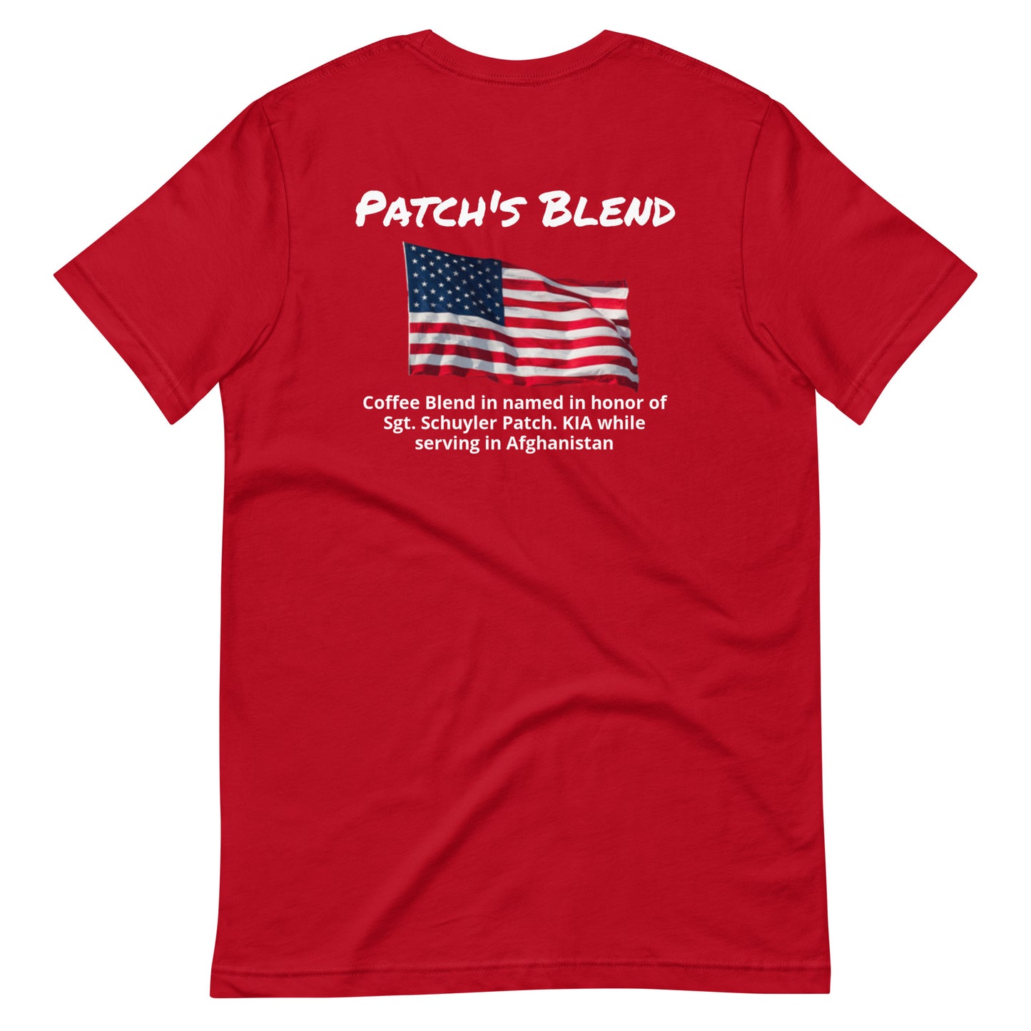 Patch's Blend (white lettering) Unisex t-shirt