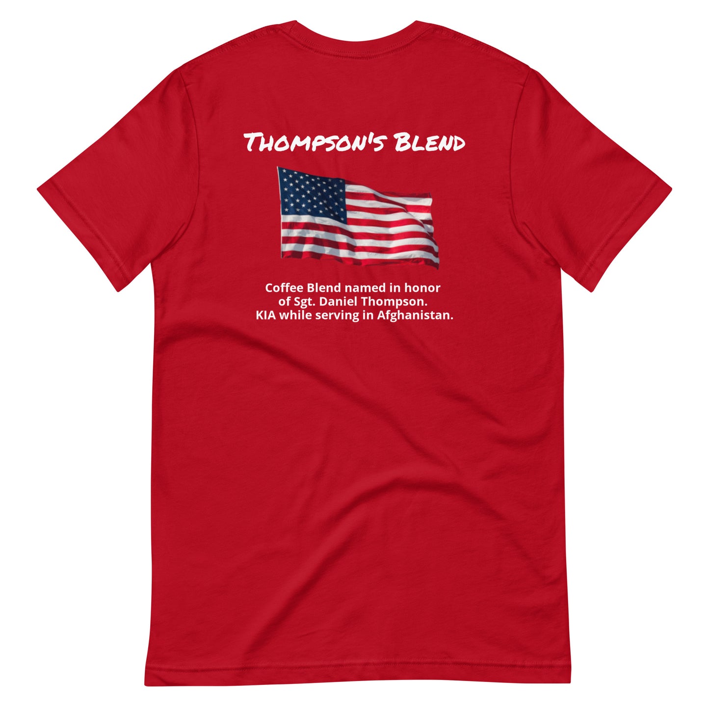 Thompson's Blend (white lettering) Unisex t-shirt