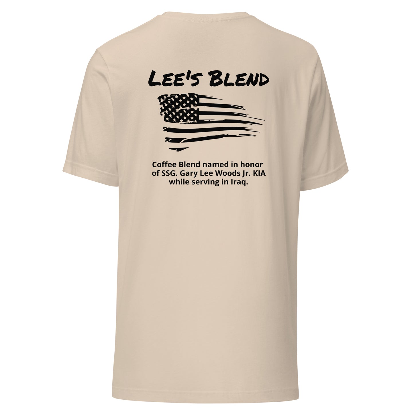 Lee's Blend (Black Lettering) Unisex t-shirt