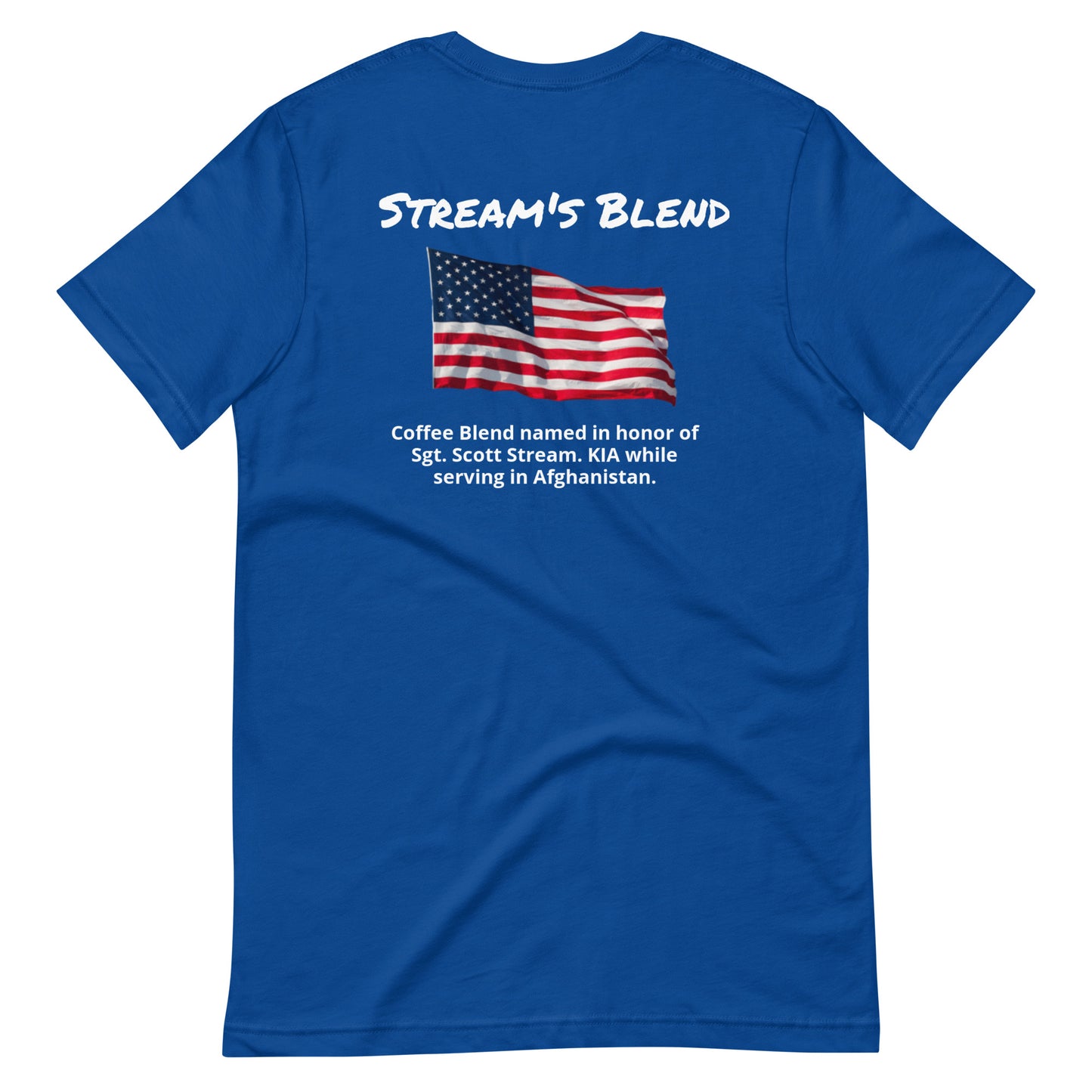 Stream's Blend (white lettering) Unisex t-shirt