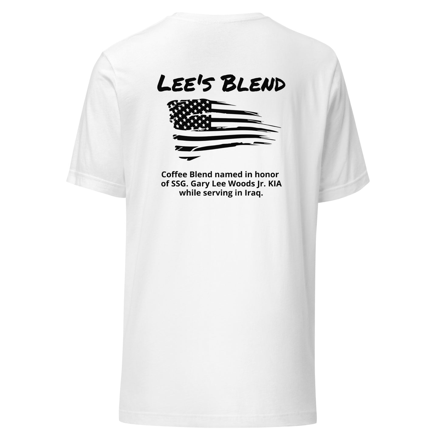 Lee's Blend (Black Lettering) Unisex t-shirt