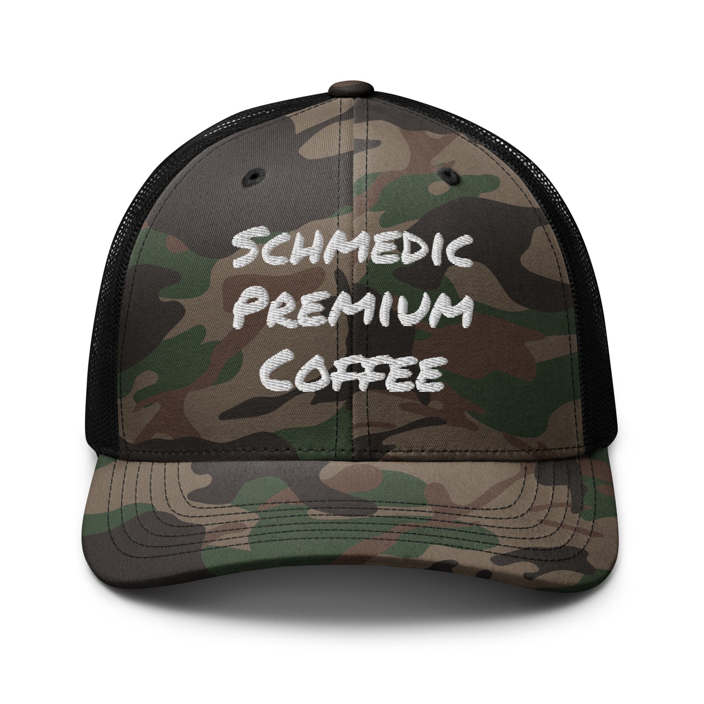 Camouflage trucker hat