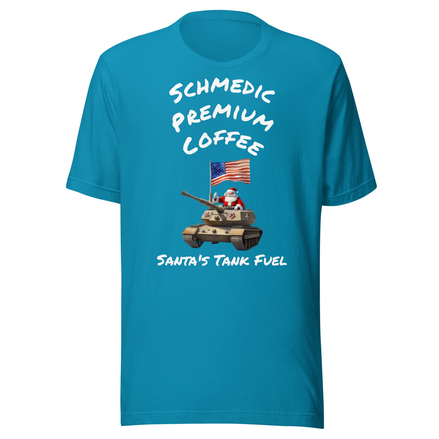 Santa's Tank Fuel (White Lettering) Unisex t-shirt