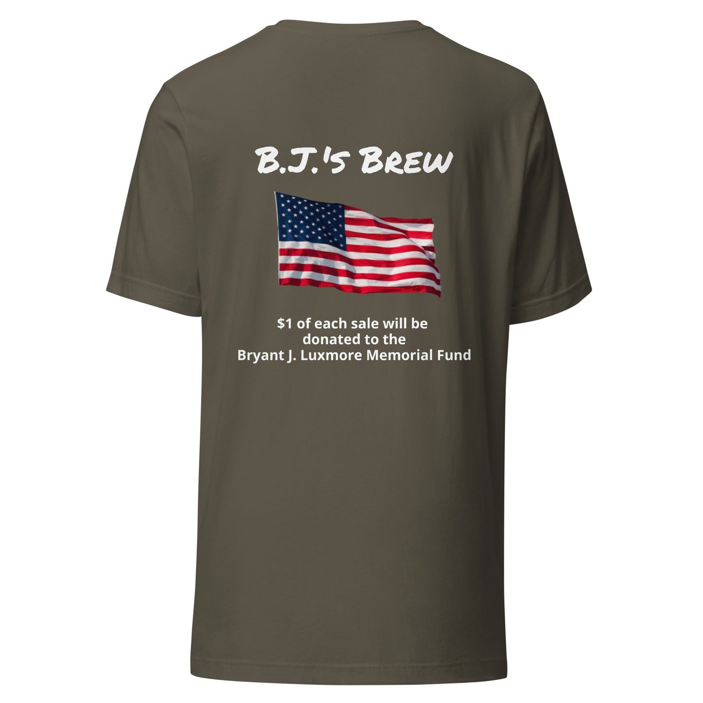 B.J.'s Brew (White Lettering) unisex t-shirt