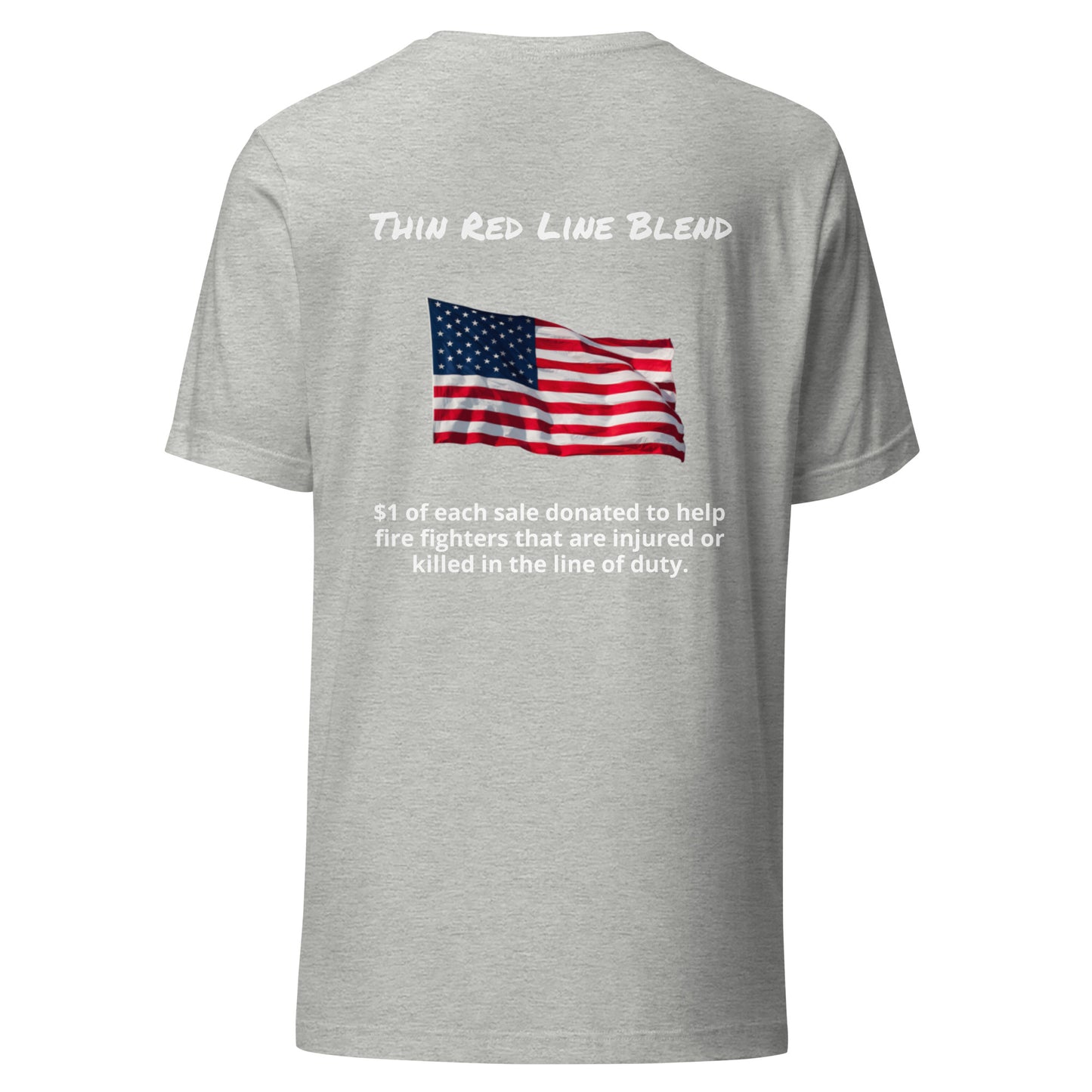 Thin Red Line Blend (White Lettering) t-shirt