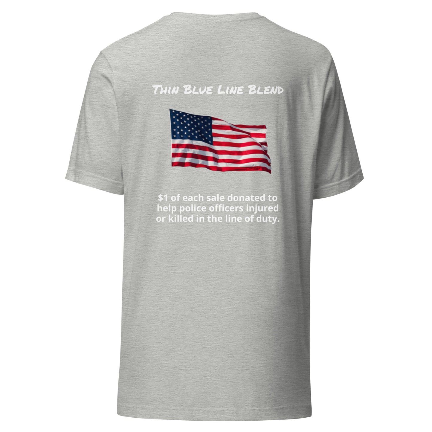 Thin Blue Line Blend (white lettering) t-shirt