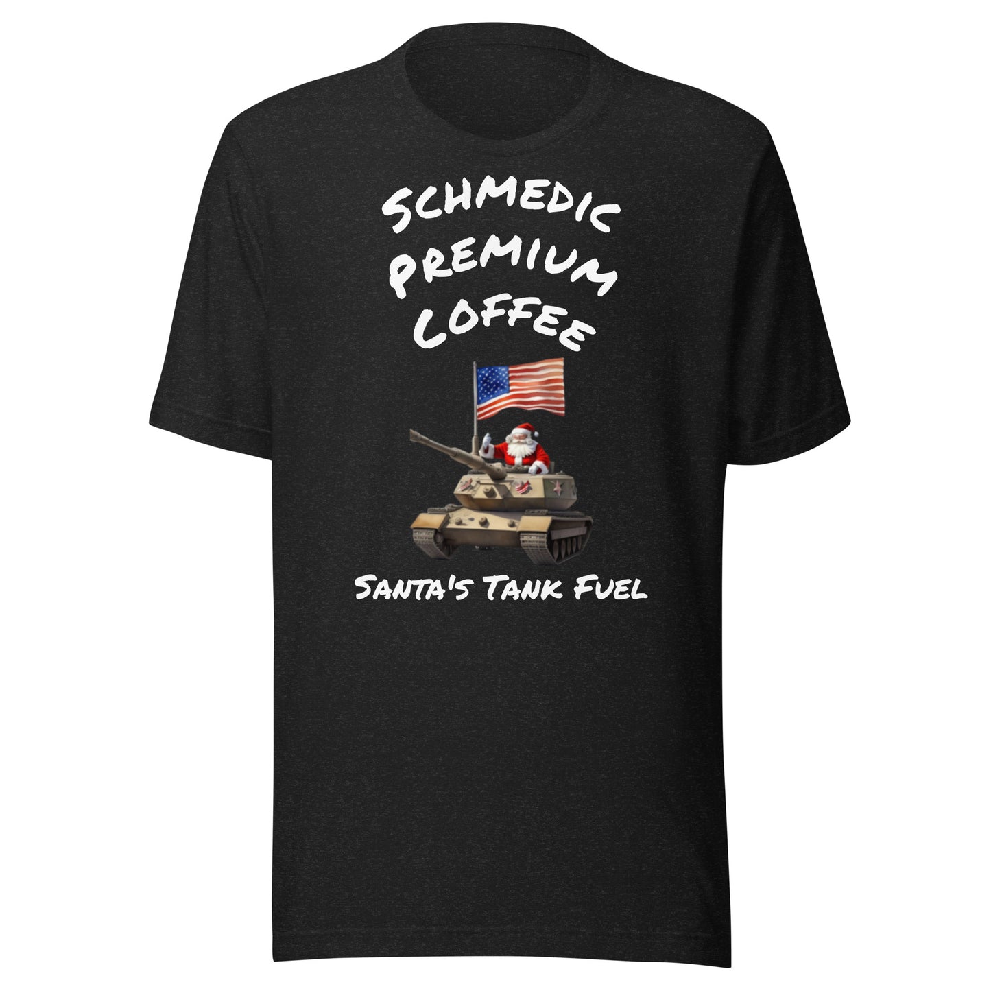 Santa's Tank Fuel (White Lettering) Unisex t-shirt