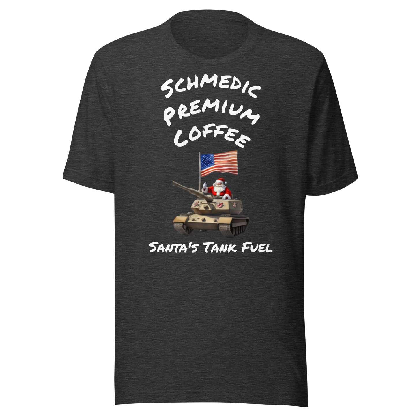 Santa's Tank Fuel (White Lettering) Unisex t-shirt