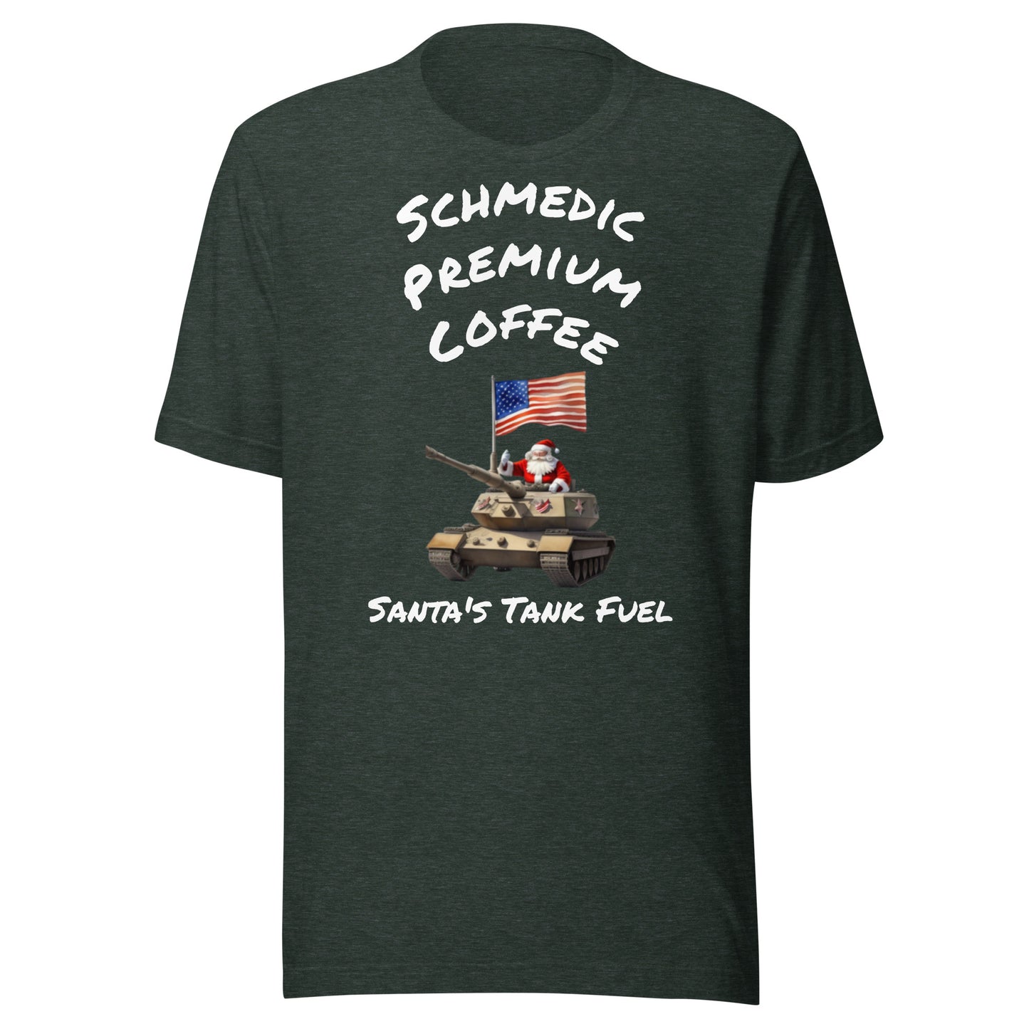 Santa's Tank Fuel (White Lettering) Unisex t-shirt
