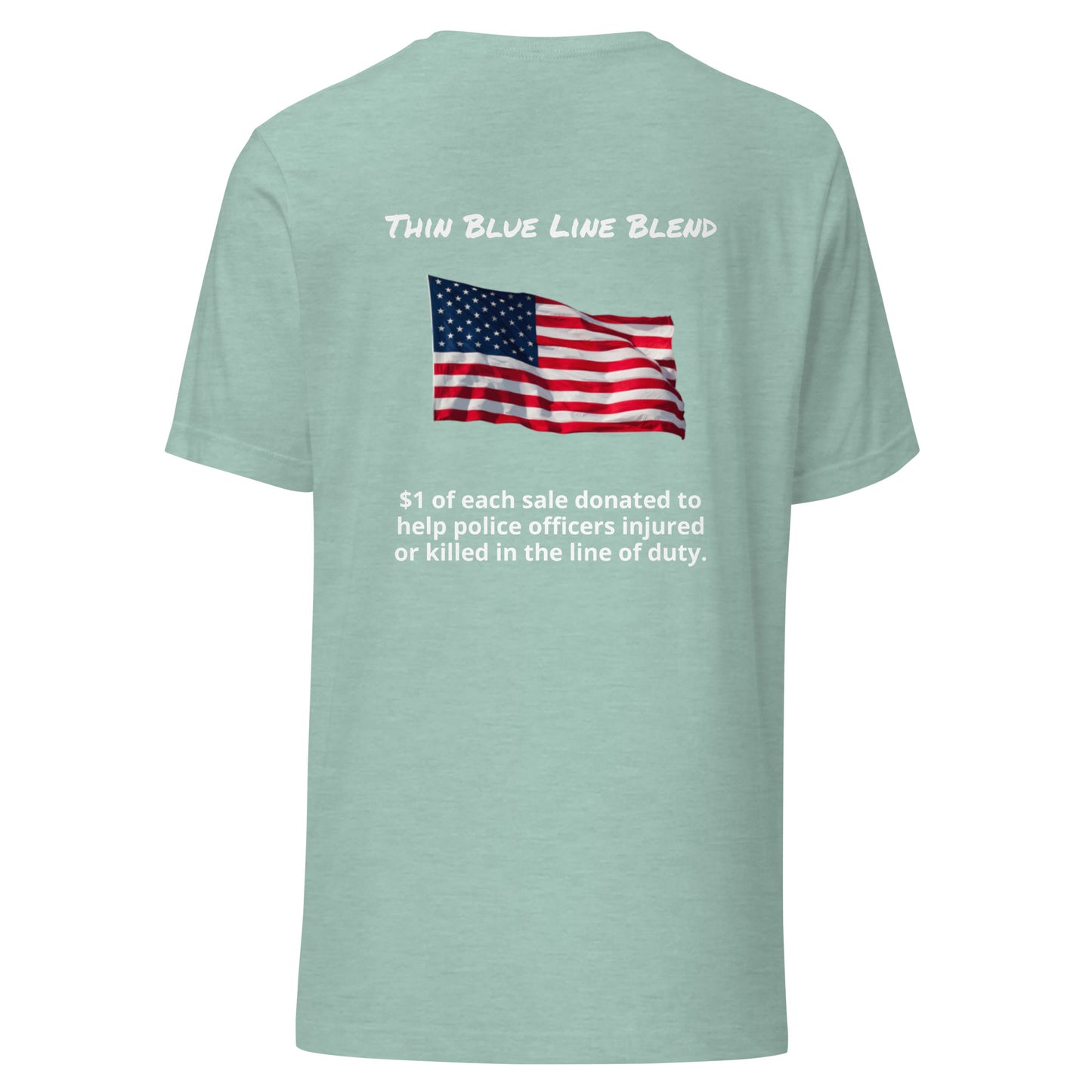 Thin Blue Line Blend (white lettering) t-shirt