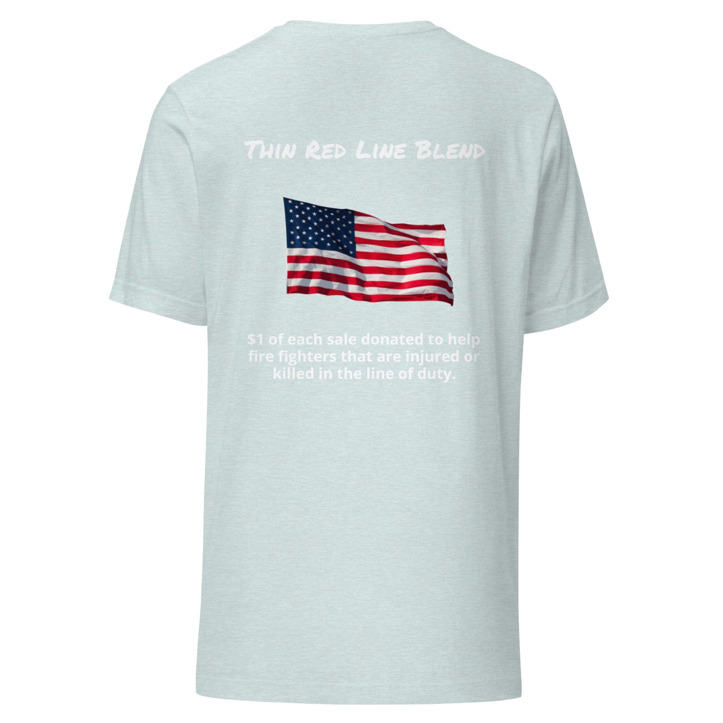 Thin Red Line Blend (White Lettering) t-shirt