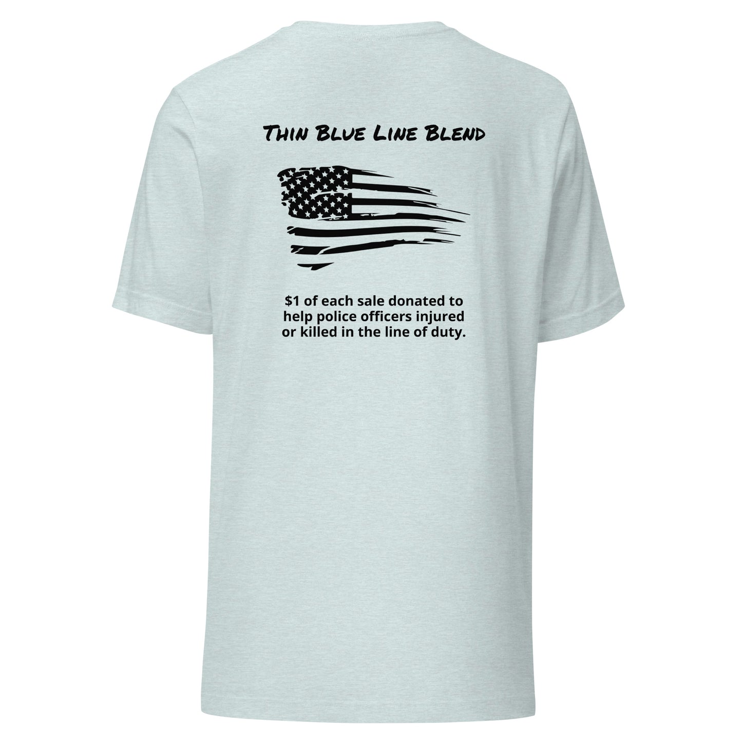 Thin Blue Line Blend (Black lettering) t-shirt