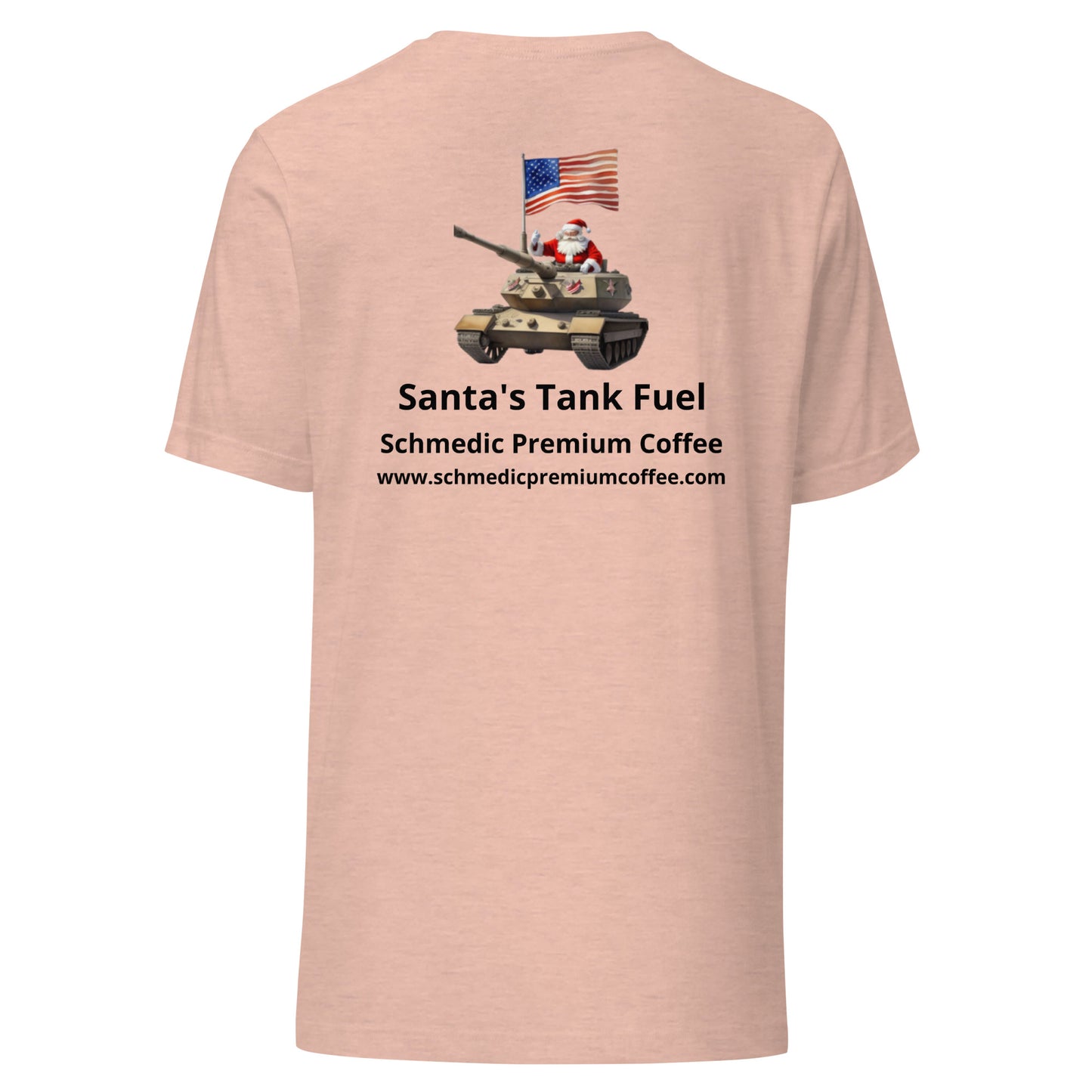 Santa's Tank Fuel (Black Lettering) Unisex t-shirt