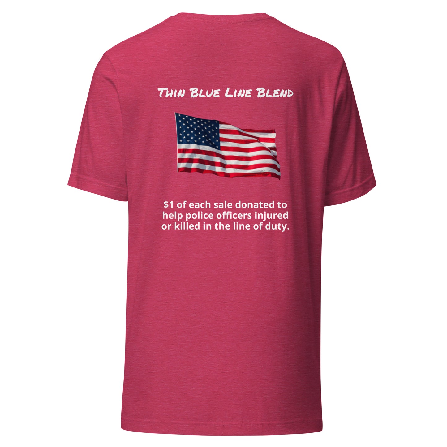 Thin Blue Line Blend (white lettering) t-shirt