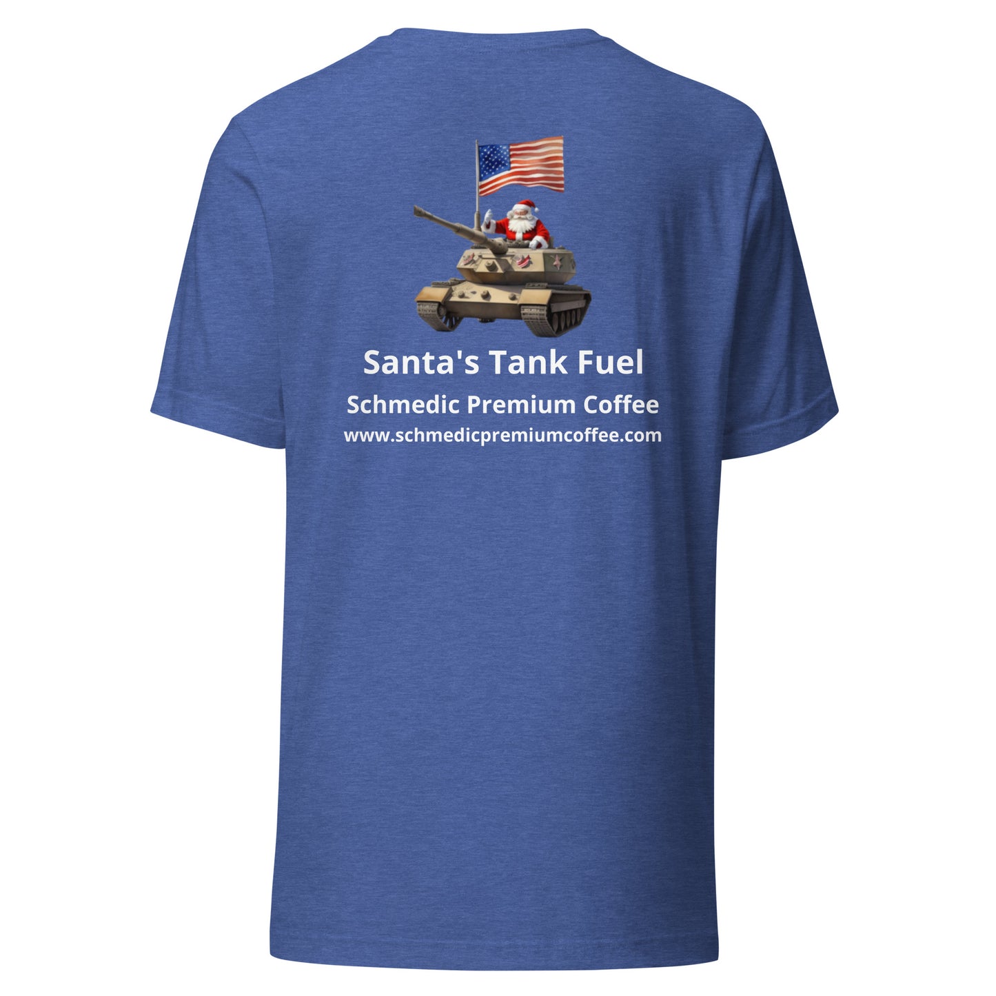 Santa's Tank Fuel (White Lettering) Unisex t-shirt
