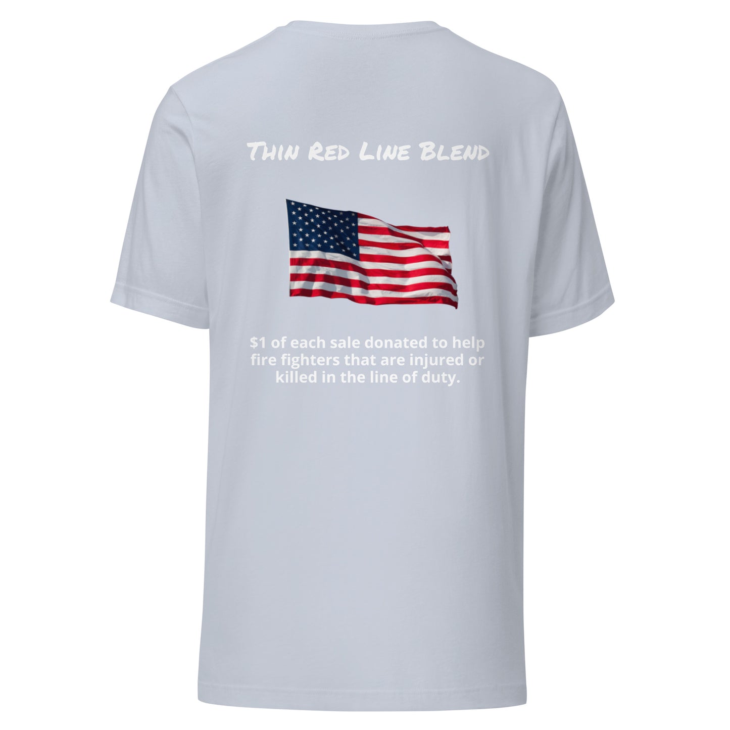 Thin Red Line Blend (White Lettering) t-shirt