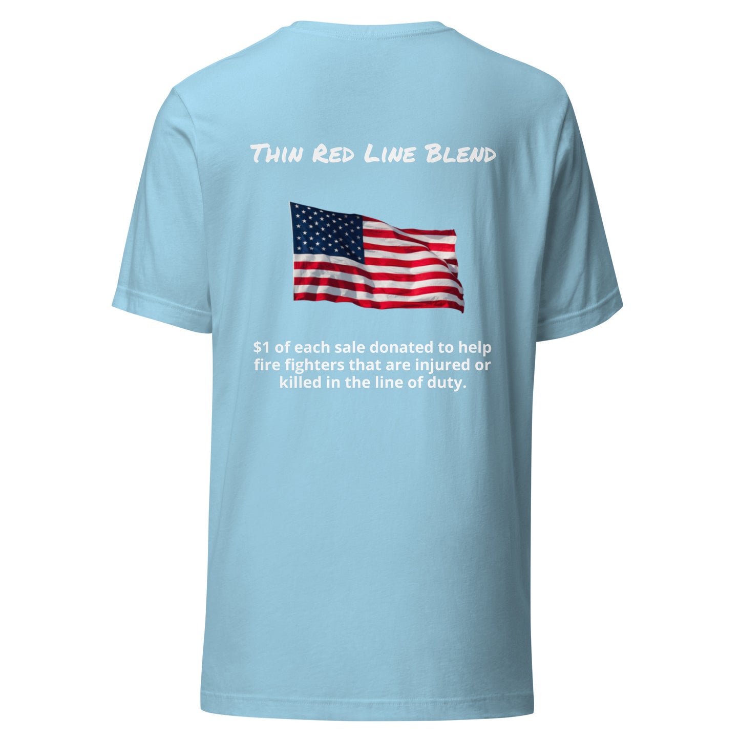 Thin Red Line Blend (White Lettering) t-shirt