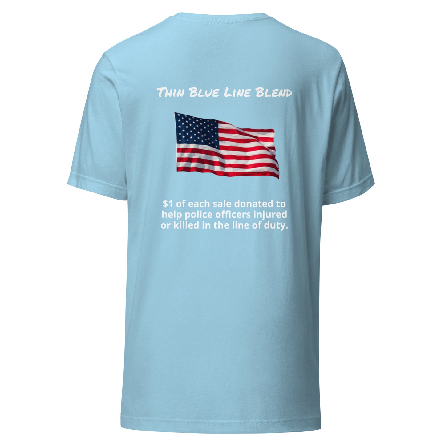 Thin Blue Line Blend (white lettering) t-shirt