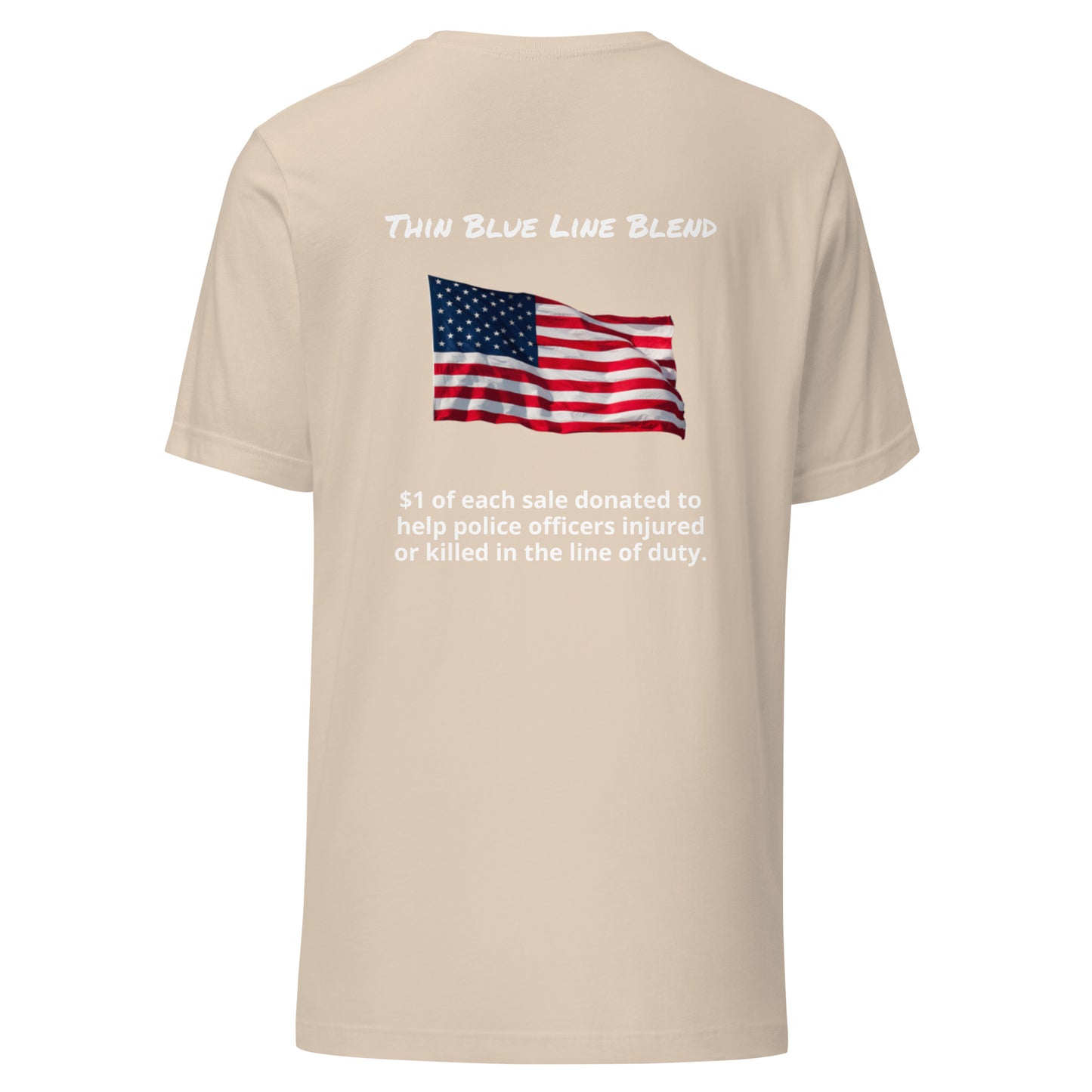 Thin Blue Line Blend (white lettering) t-shirt