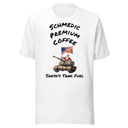 Santa's Tank Fuel (Black Lettering) Unisex t-shirt