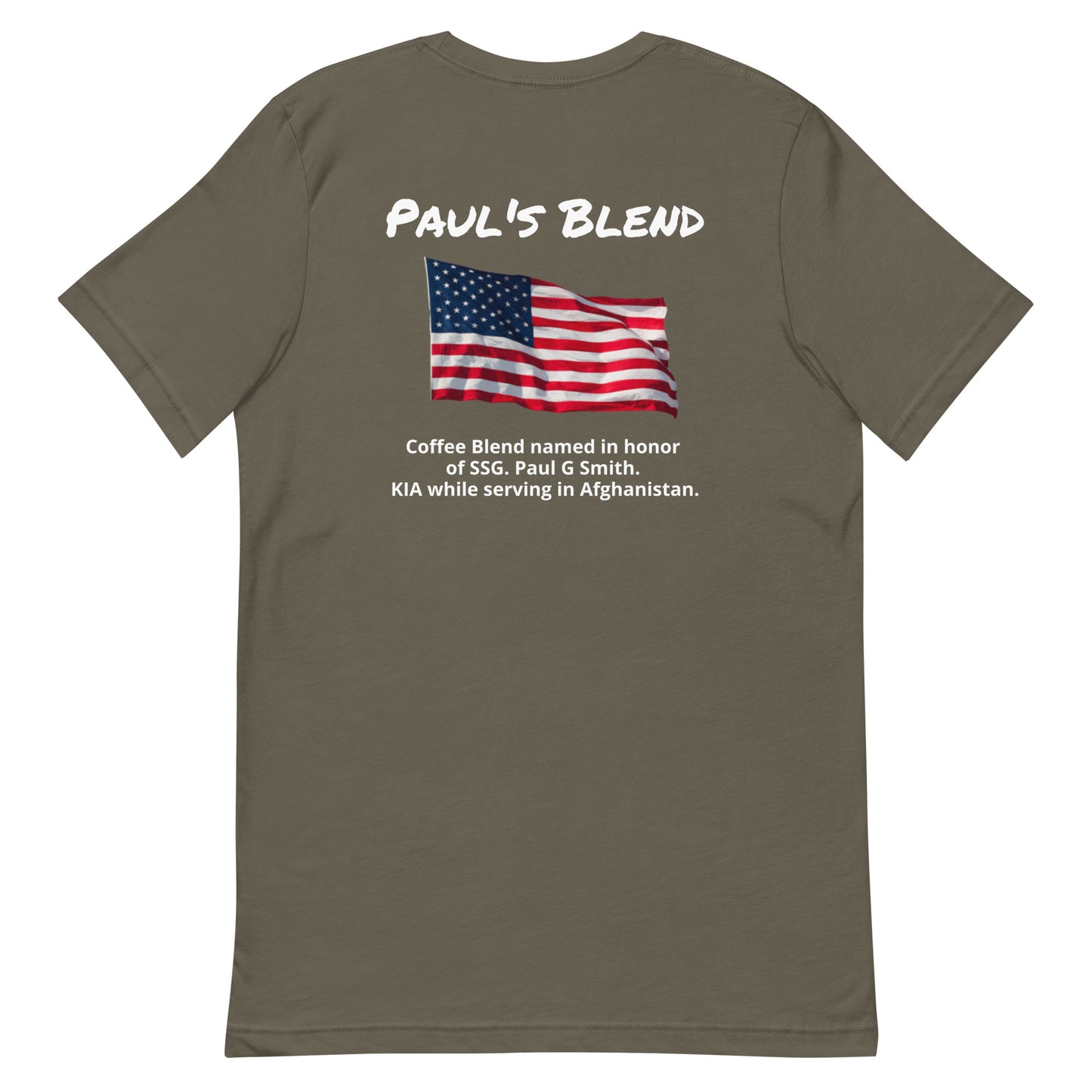 Paul's Blend (White Lettering) Unisex t-shirt