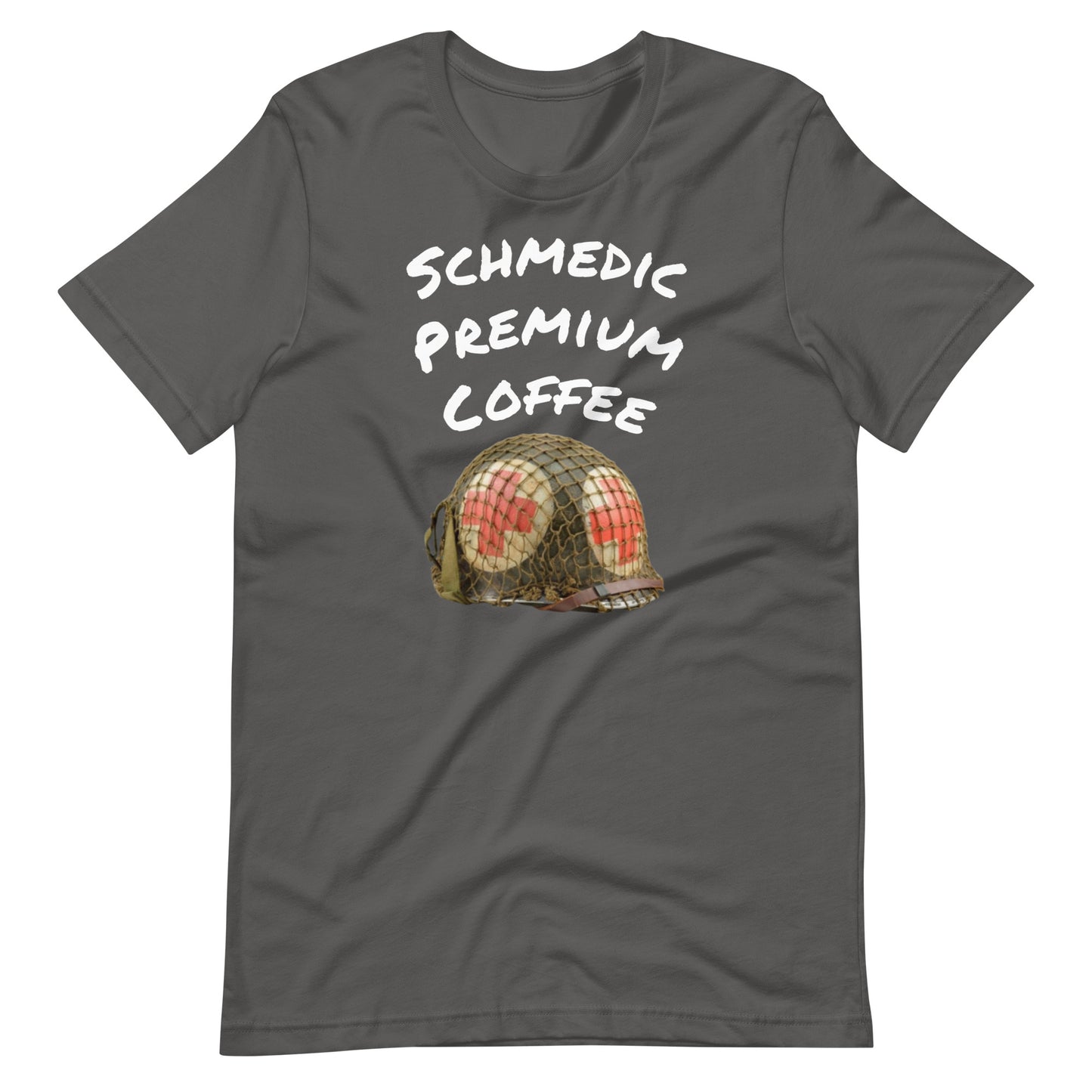 Schmedic Premium Coffee (white lettering) Unisex t-shirt