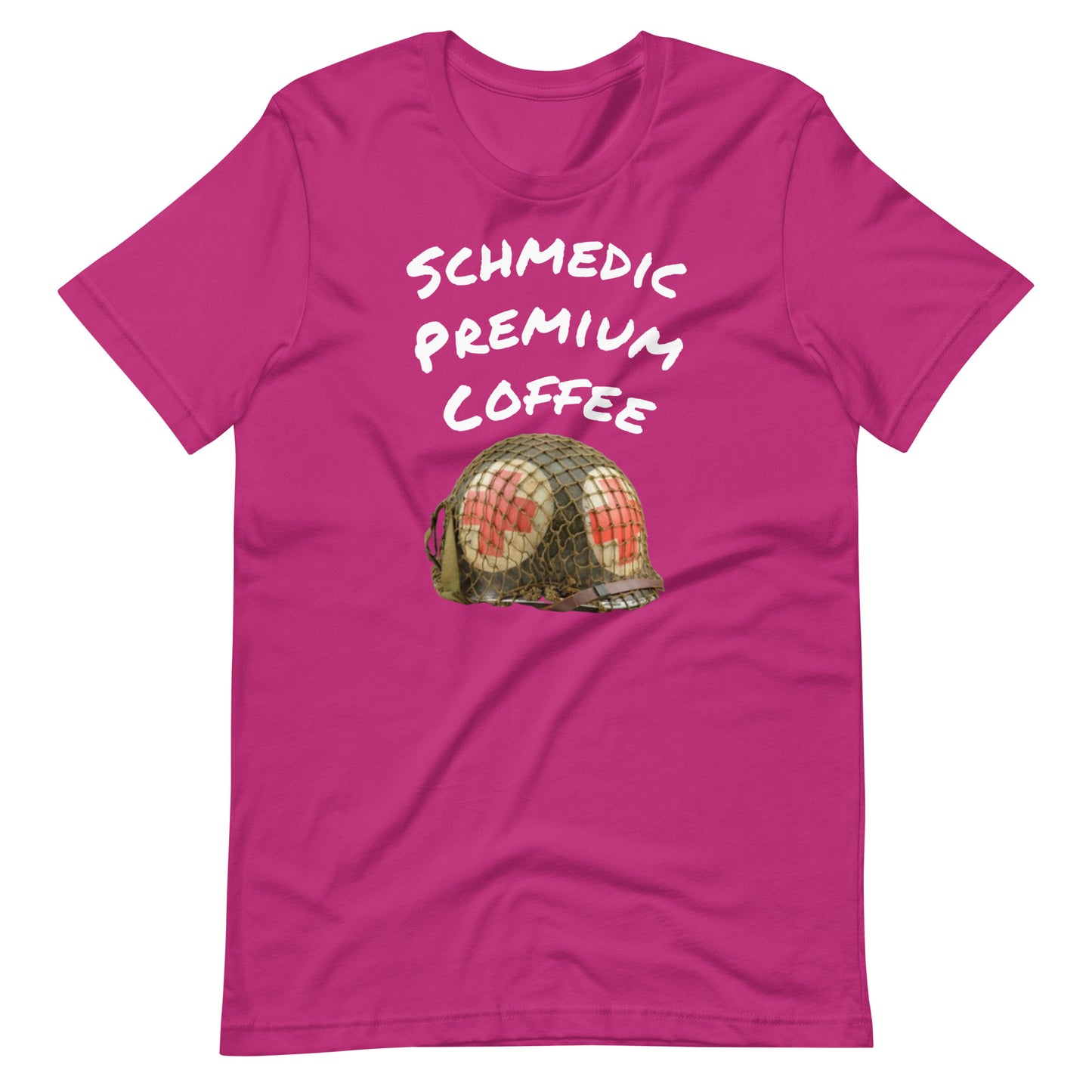 Schmedic Premium Coffee (white lettering) Unisex t-shirt