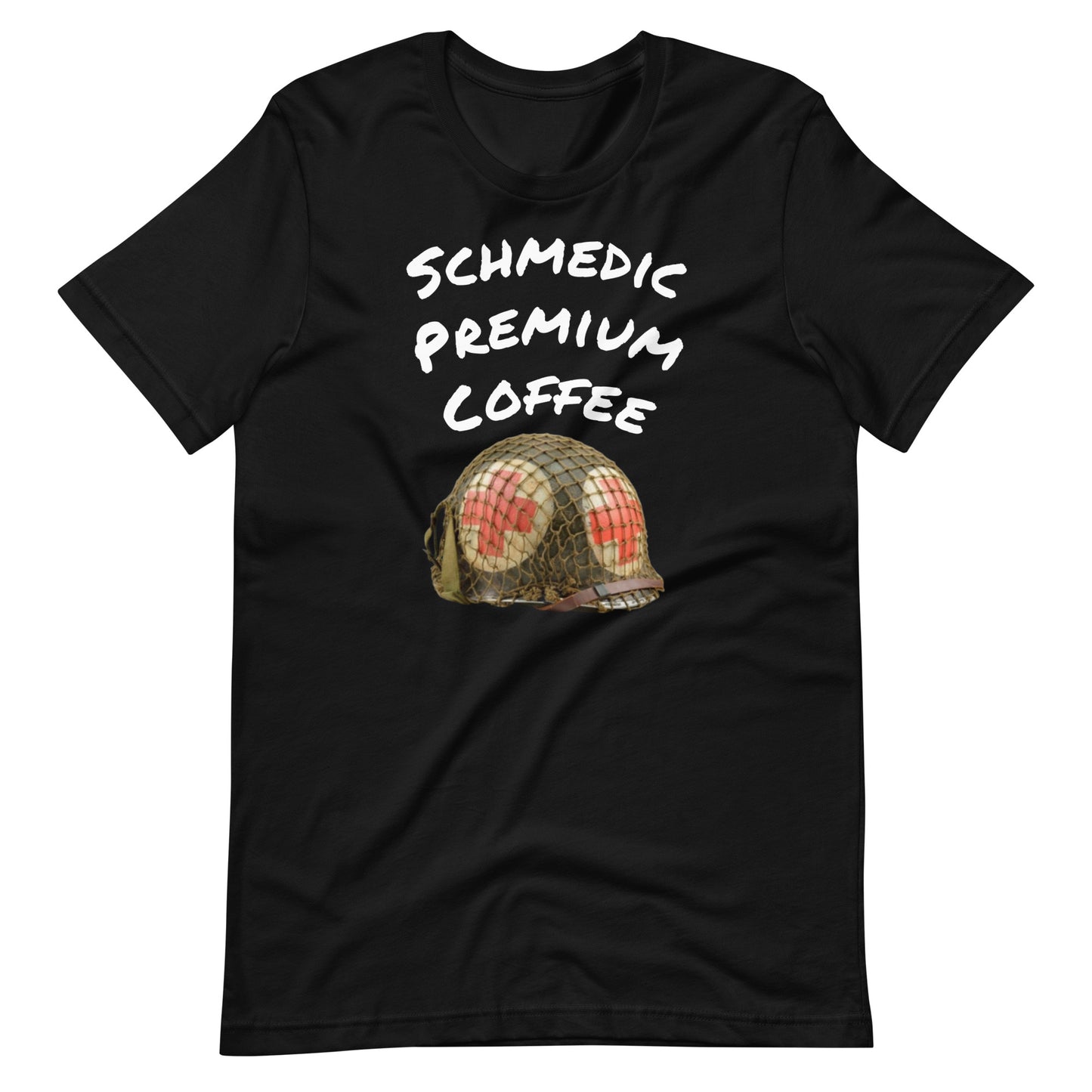 Schmedic Premium Coffee (white lettering) Unisex t-shirt