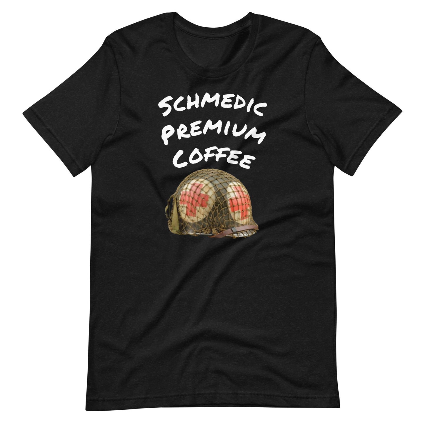 Schmedic Premium Coffee (white lettering) Unisex t-shirt
