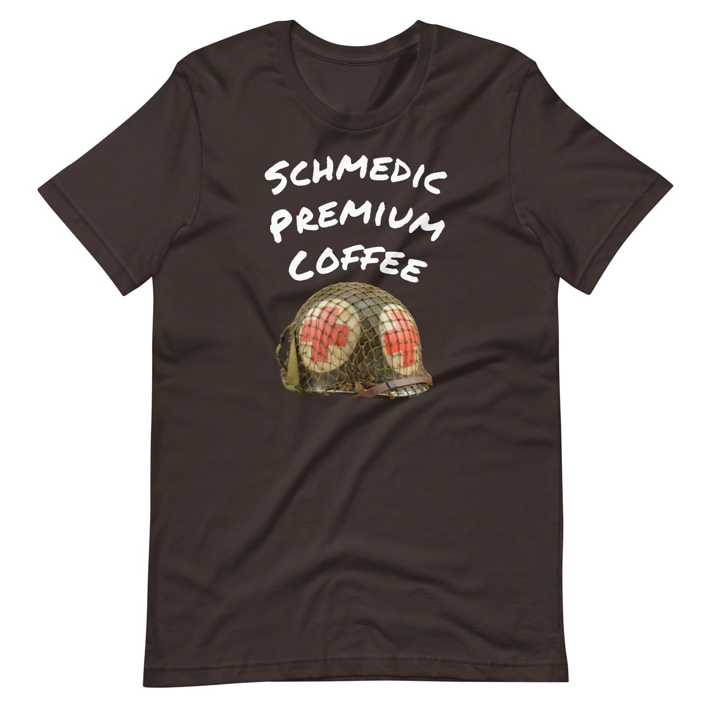 Schmedic Premium Coffee (white lettering) Unisex t-shirt