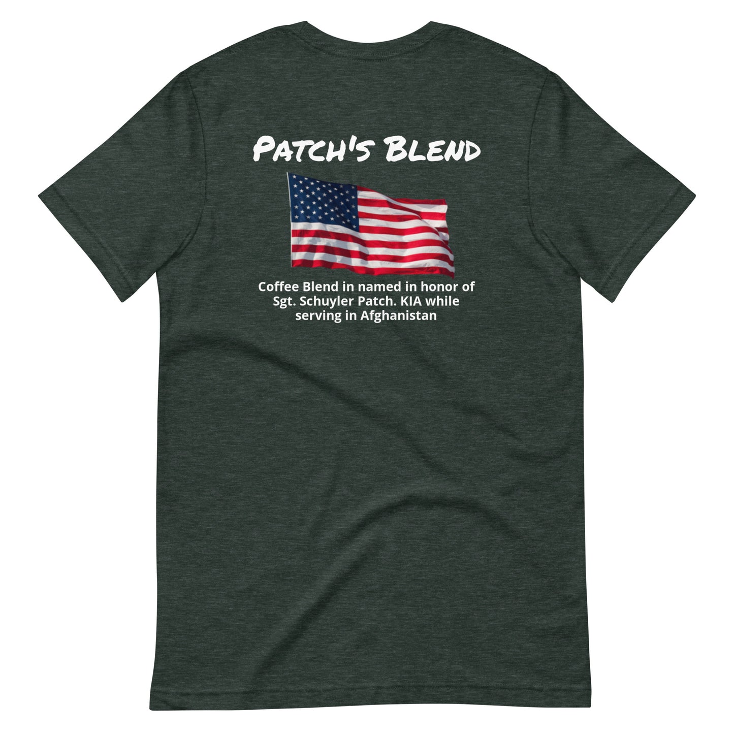 Patch's Blend (white lettering) Unisex t-shirt