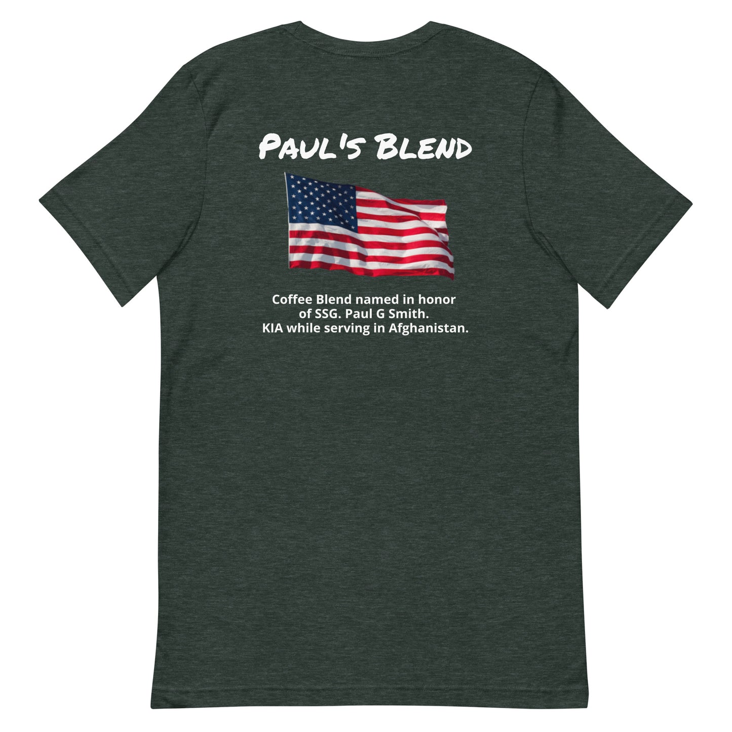 Paul's Blend (White Lettering) Unisex t-shirt