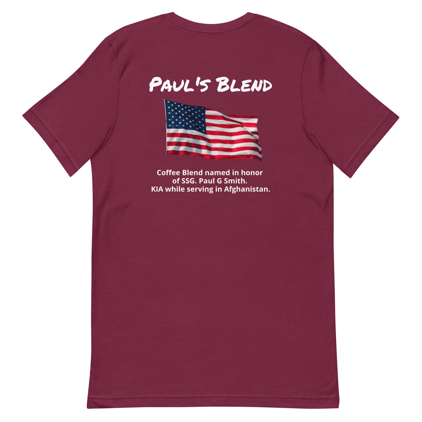 Paul's Blend (White Lettering) Unisex t-shirt