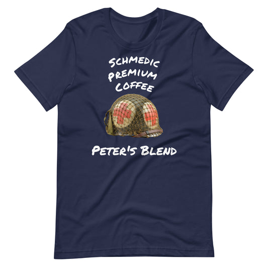 Peter's Blend (white lettering) Unisex t-shirt