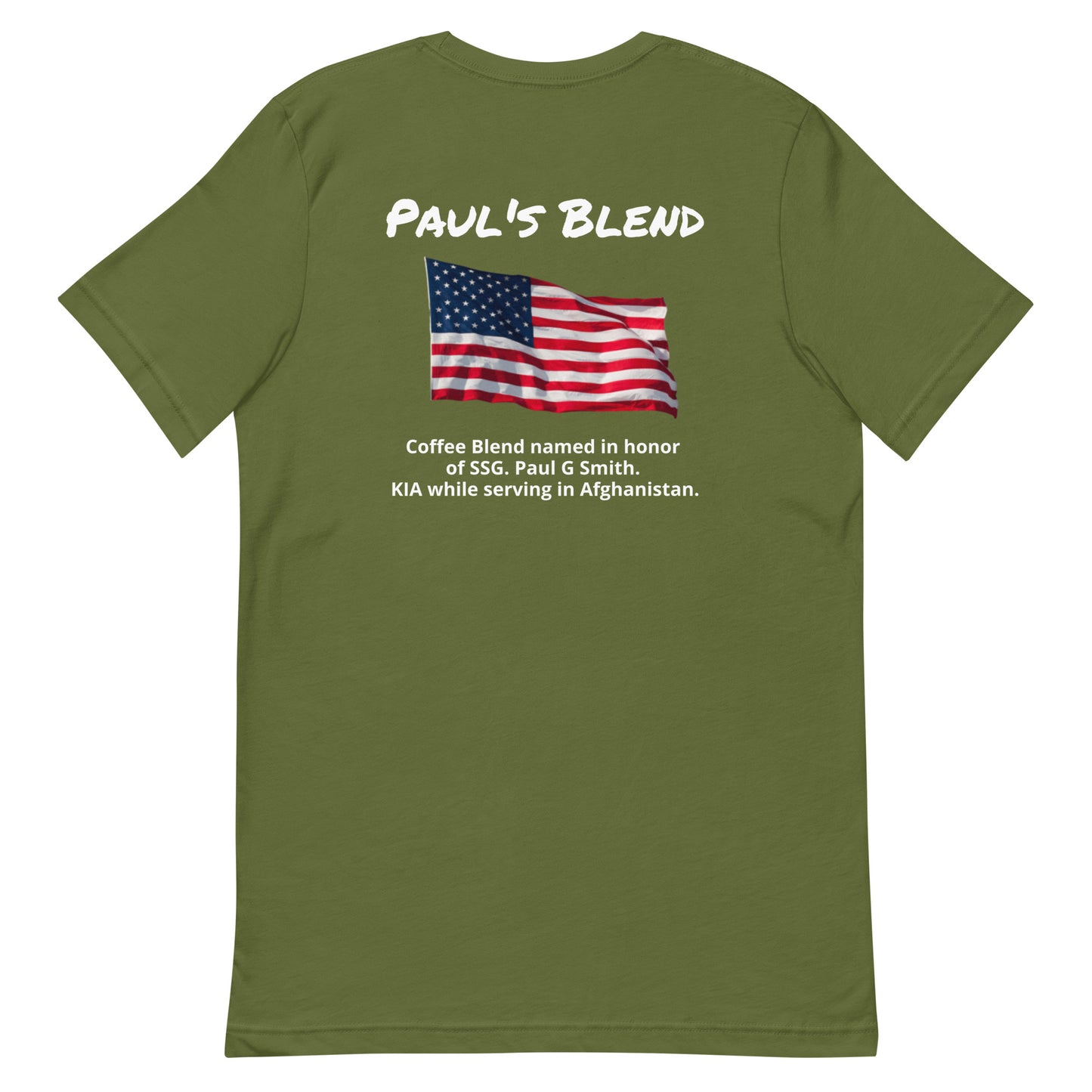 Paul's Blend (White Lettering) Unisex t-shirt