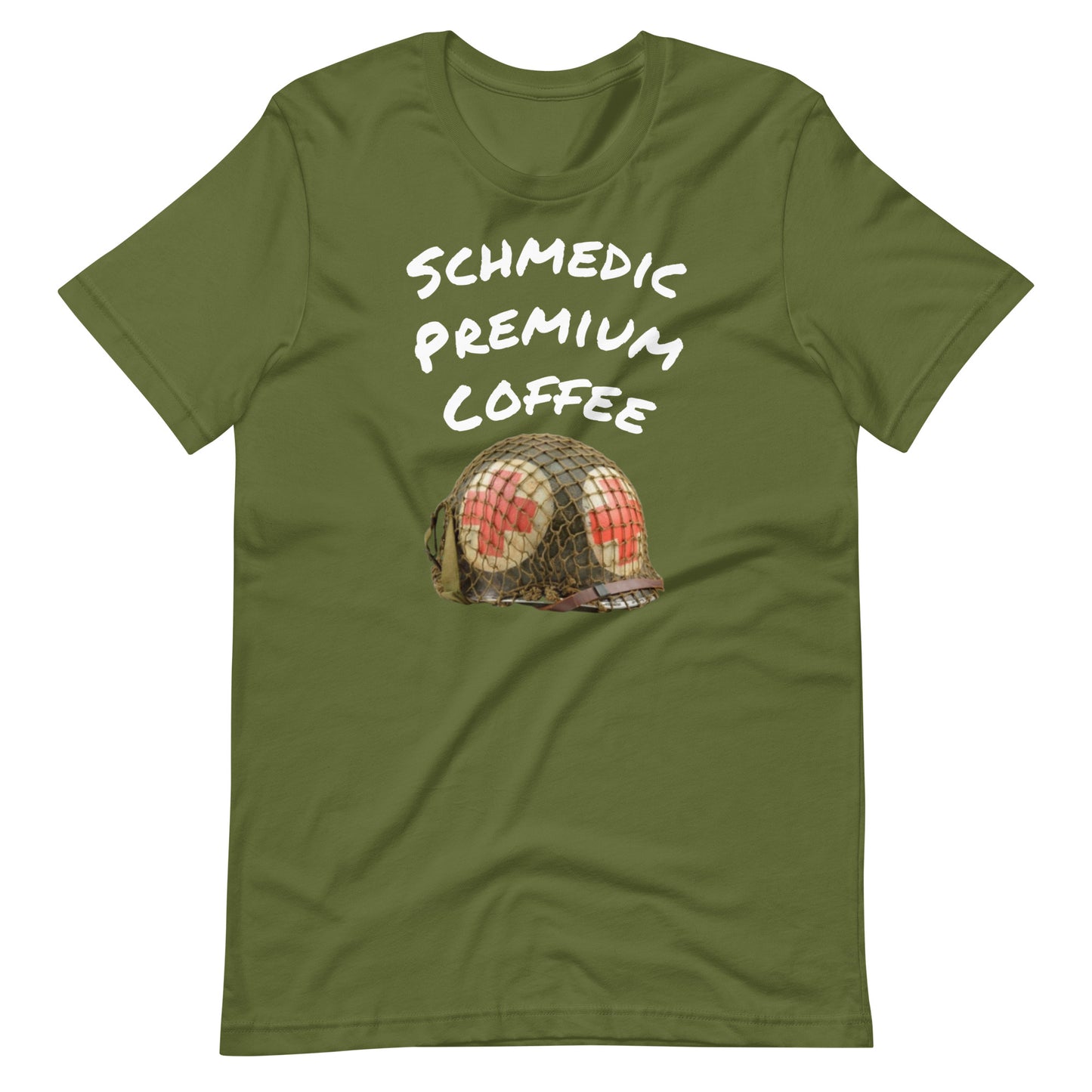 Schmedic Premium Coffee (white lettering) Unisex t-shirt