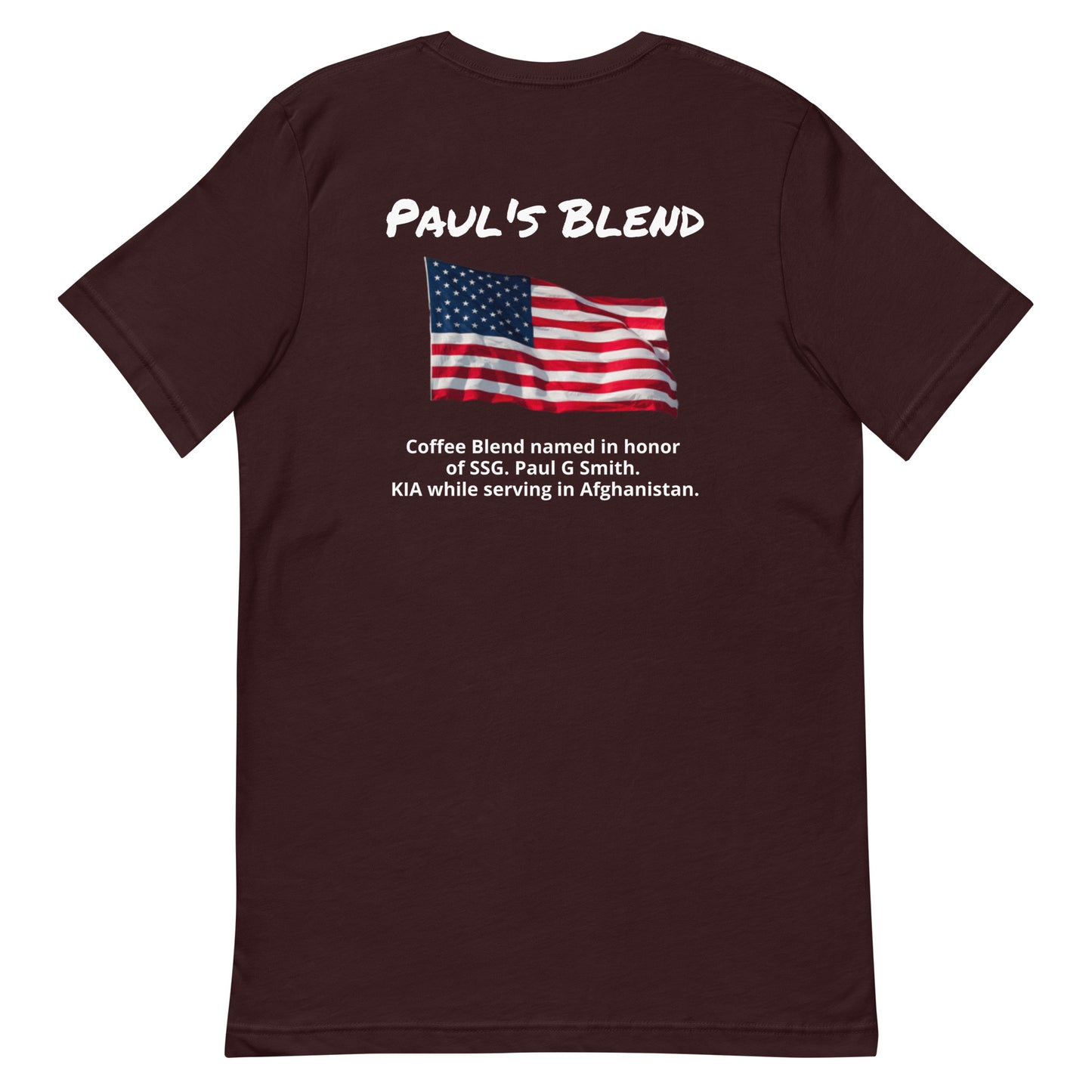 Paul's Blend (White Lettering) Unisex t-shirt